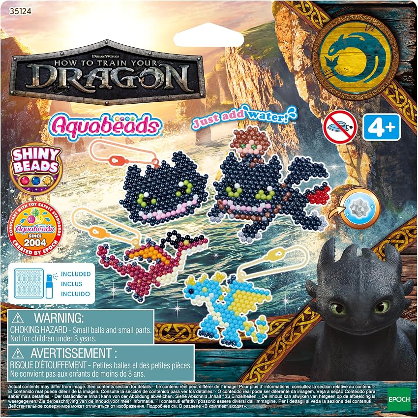 Detalle 2 de Aquabeads 35124 Kit de manualidades How to Train Your Dragon 🎨