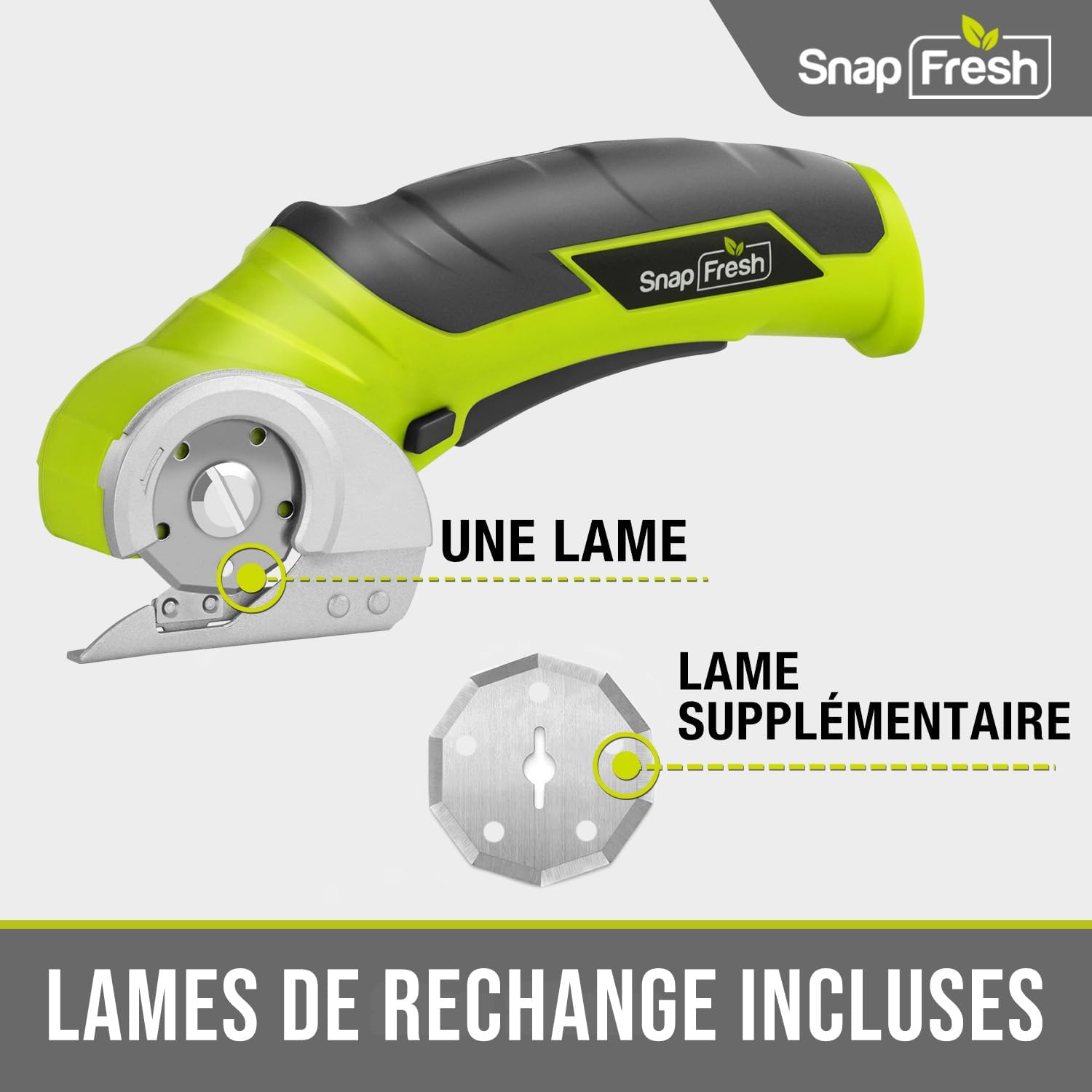 Thumbnail 1 de SnapFresh Ciseaux électrique rotatif 4V pour bricolage ✂️