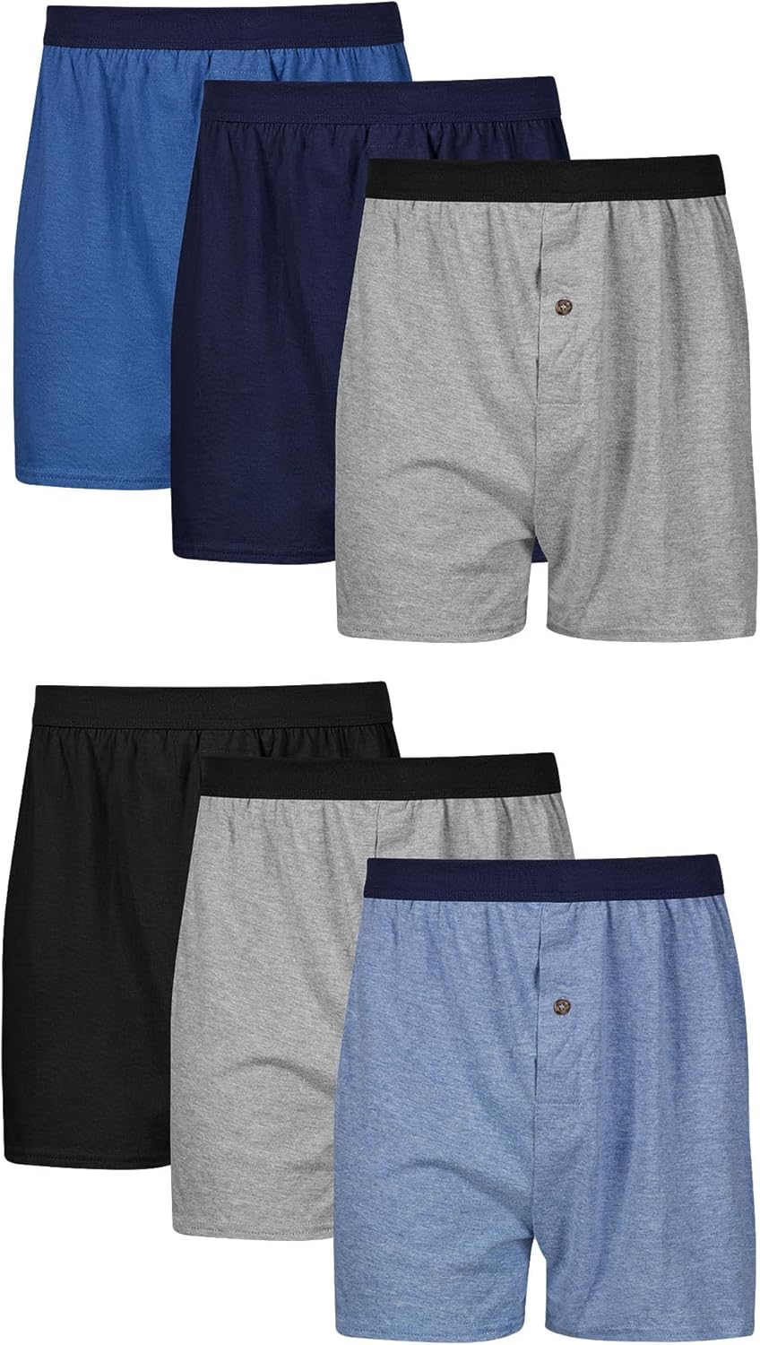 Thumbnail 6 de Hanes Men’s Underwear Boxers Pack (Cool & Breathable Cotton, Exposed ComfortFlex Waistband)