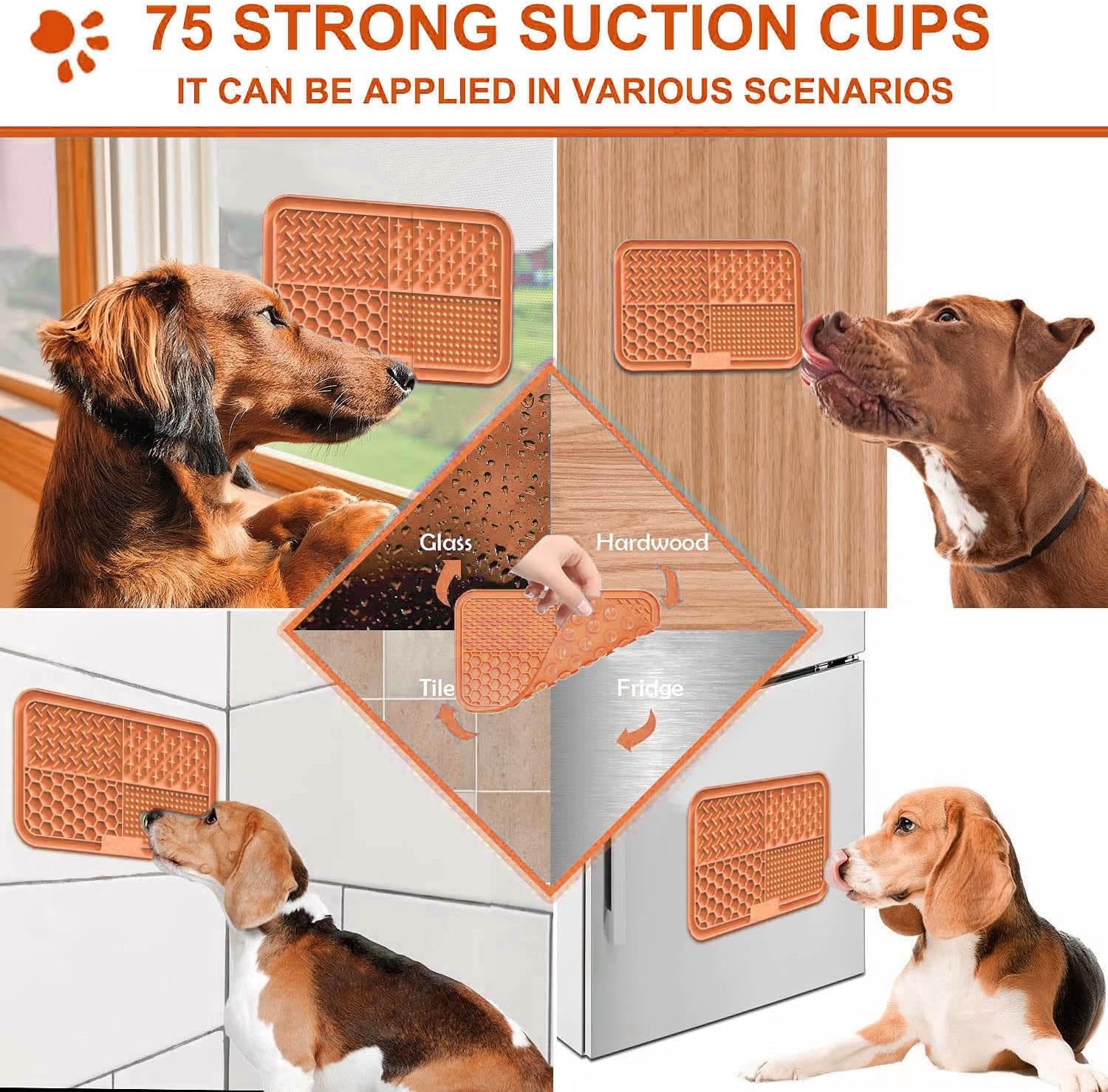 Thumbnail 3 de Zonopy Licking Mat for Dogs & Cats with Suction Cups (1 Pack)