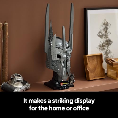 Thumbnail 6 de LEGO Icons The Lord of the Rings: Sauron’s Helmet Display Model Kit (11373) – Collectible for Adults