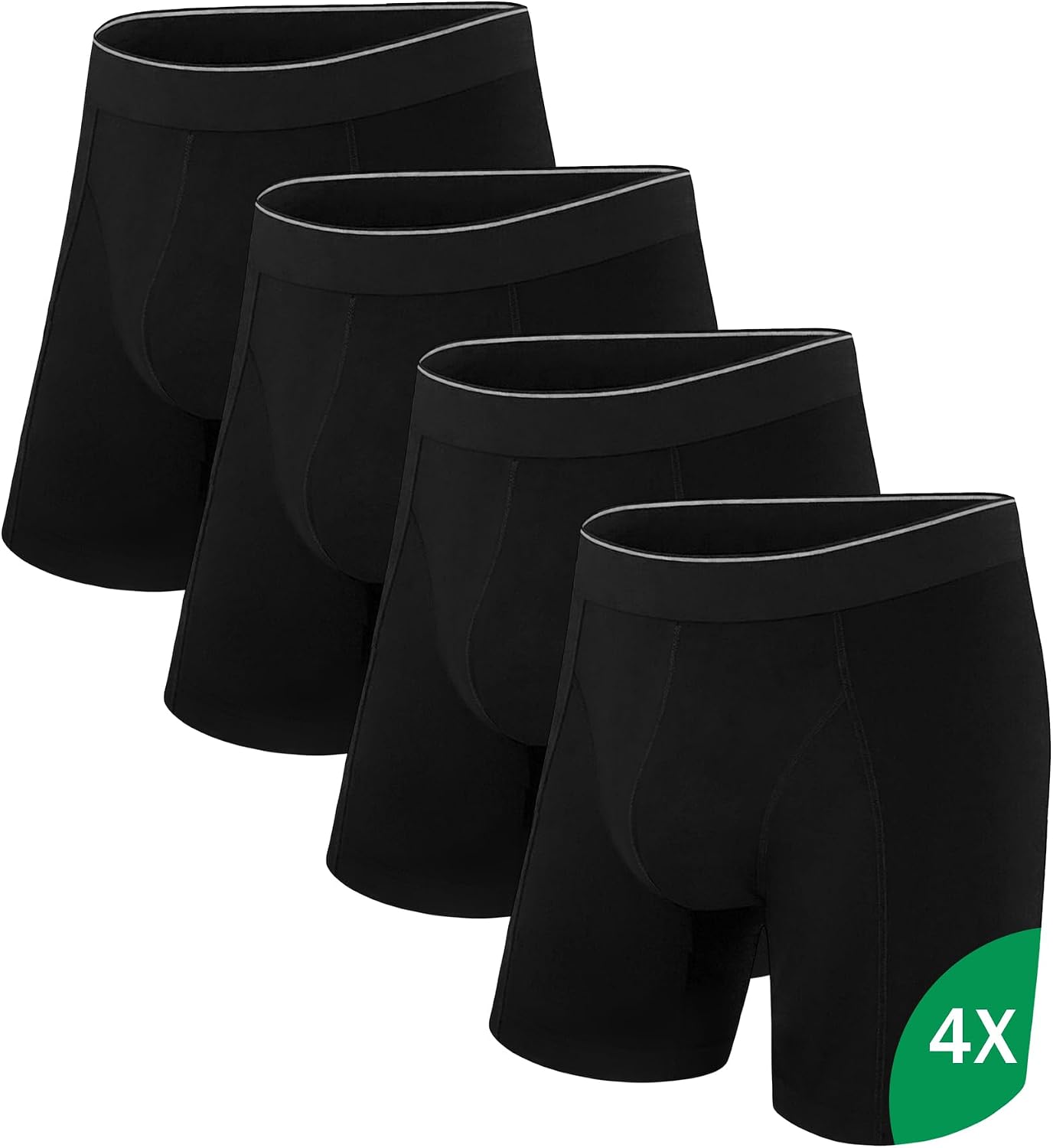 Detalle de Uniexcosm Boxershorts Herren Baumwolle, 2er Pack
