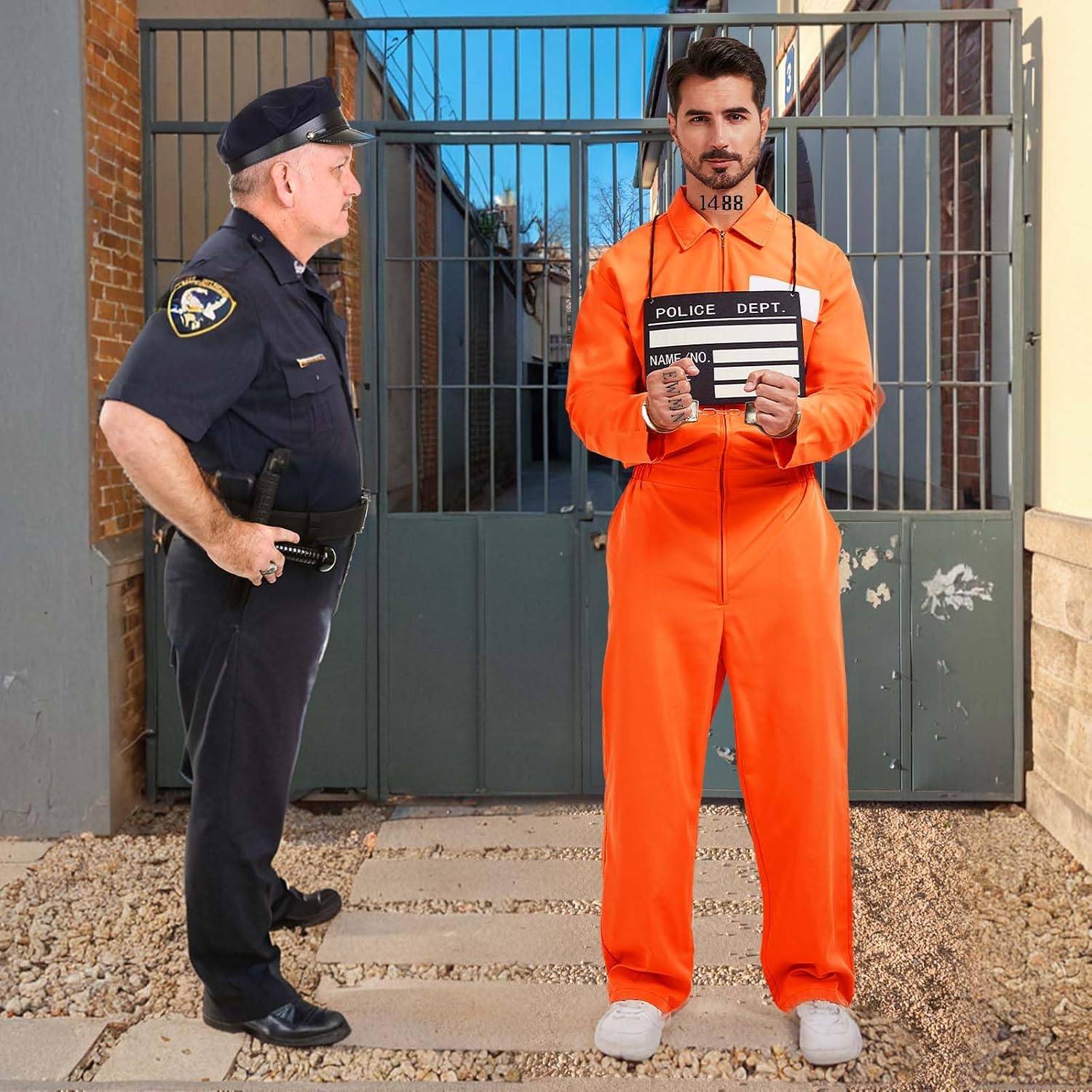 Detalle 2 de Dzorim Prisonnier Orange Homme