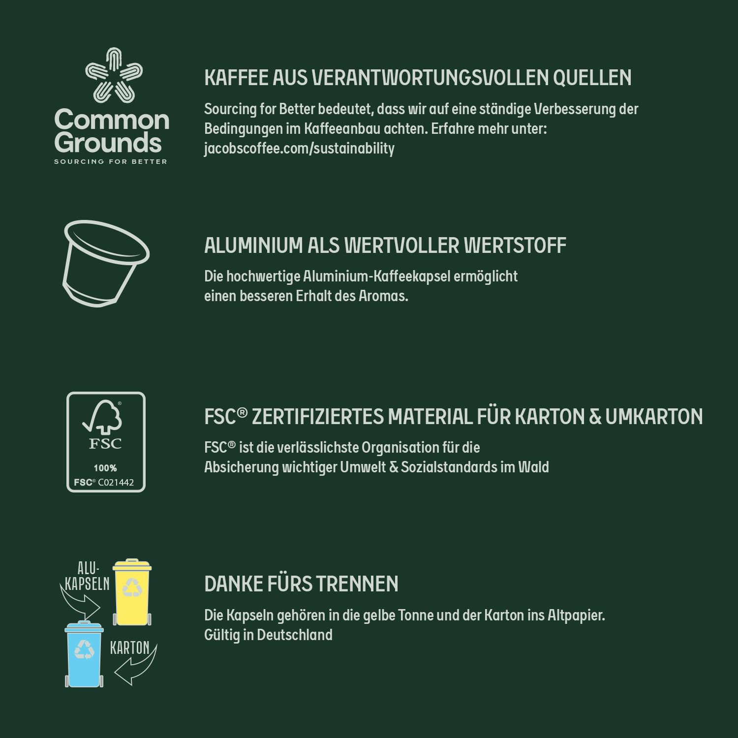 Detalle de Jacobs Espresso Ristretto Kaffeekapseln – Intensität 12/12, Nespresso-kompatibel, 200 Kapseln