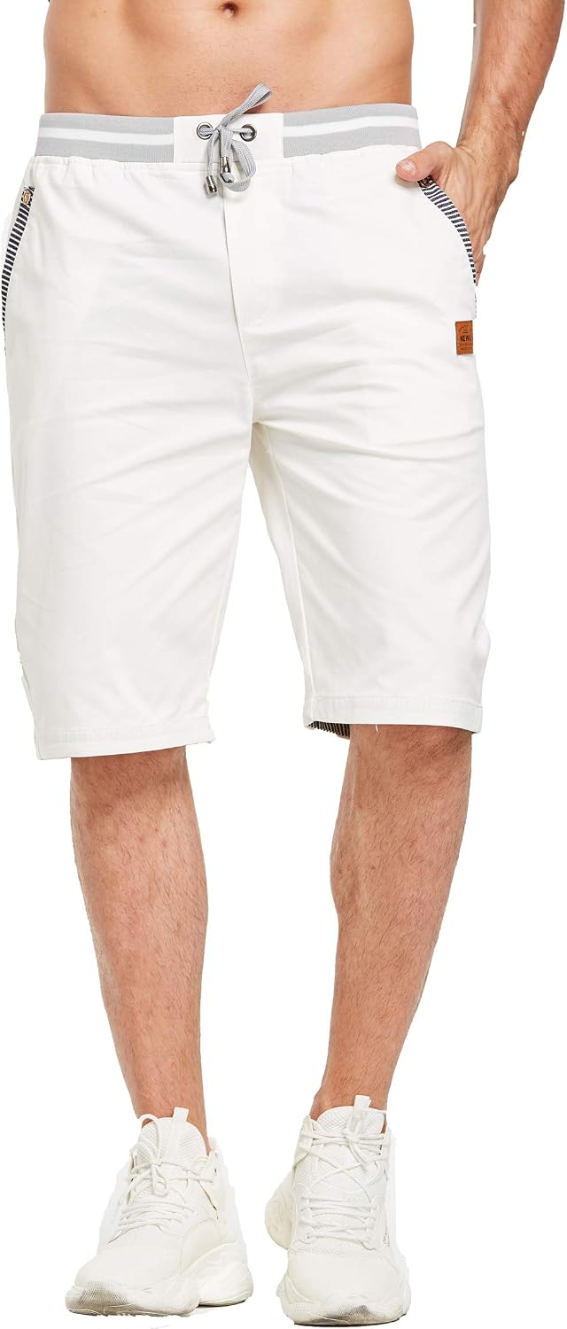 Thumbnail 3 de Tansozer Men's Casual Classic Fit Drawstring Shorts with Elastic Waist and Pockets