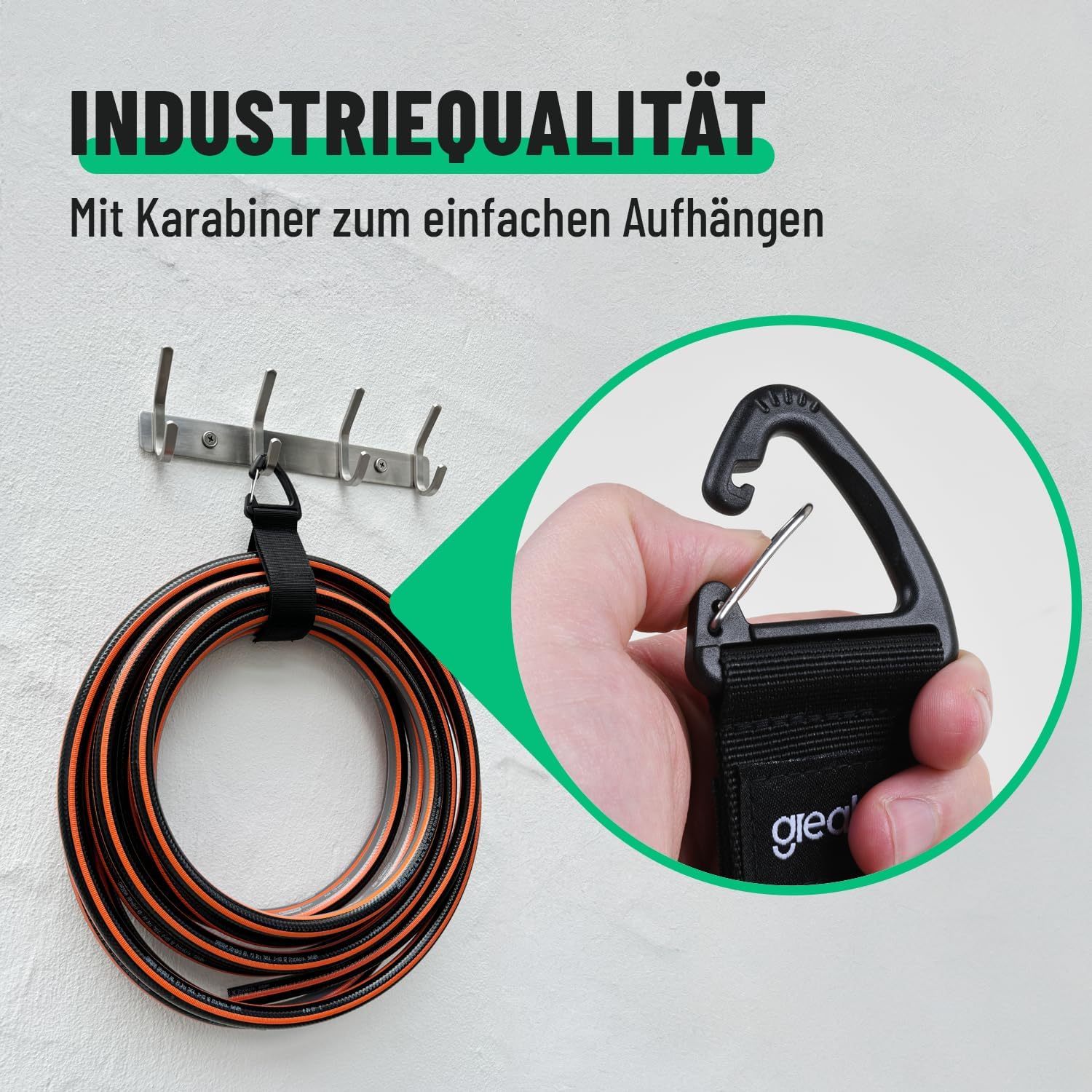 Thumbnail 5 de Greate 6x Verlängerungskabel-Organizer mit Klettband & Haken, bis 22 kg Tragkraft