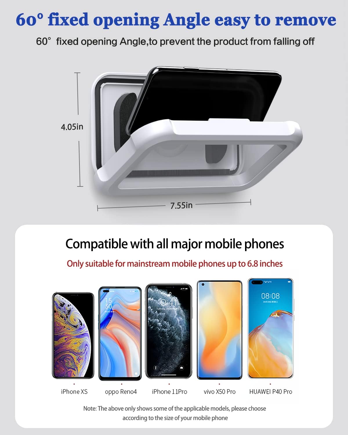 Thumbnail 4 de Mistriddle Shower Phone Holder 6.8"