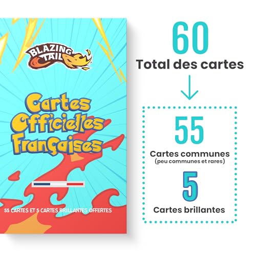 Thumbnail 3 de Blazing Tail – 60 Cartes Françaises Officielles avec 5 Cartes Brillantes