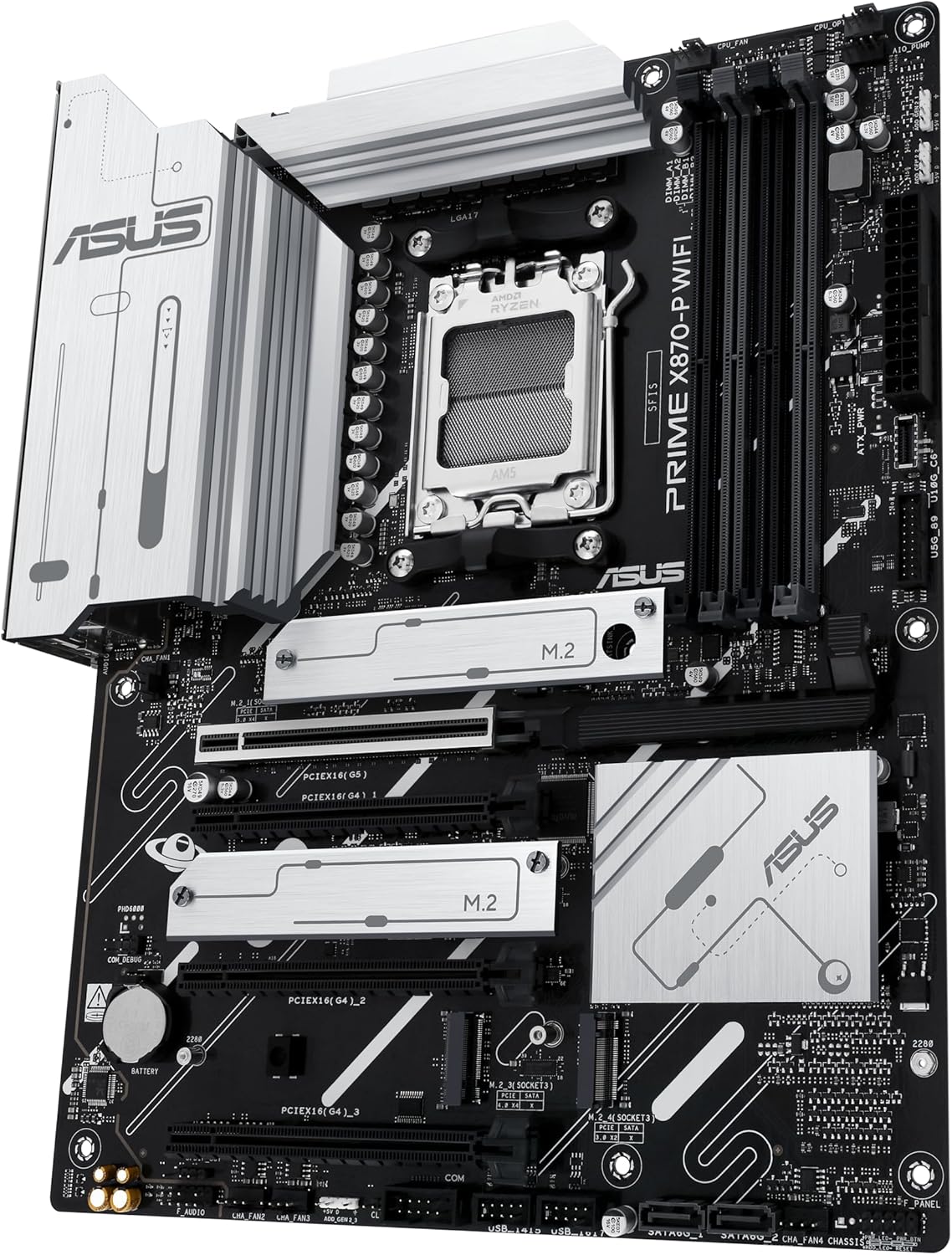 Thumbnail 3 de ASUS Prime X870-P WiFi Mainboard für Sockel AM5 (ATX) – WiFi 7, PCIe 5.0, 4× M.2