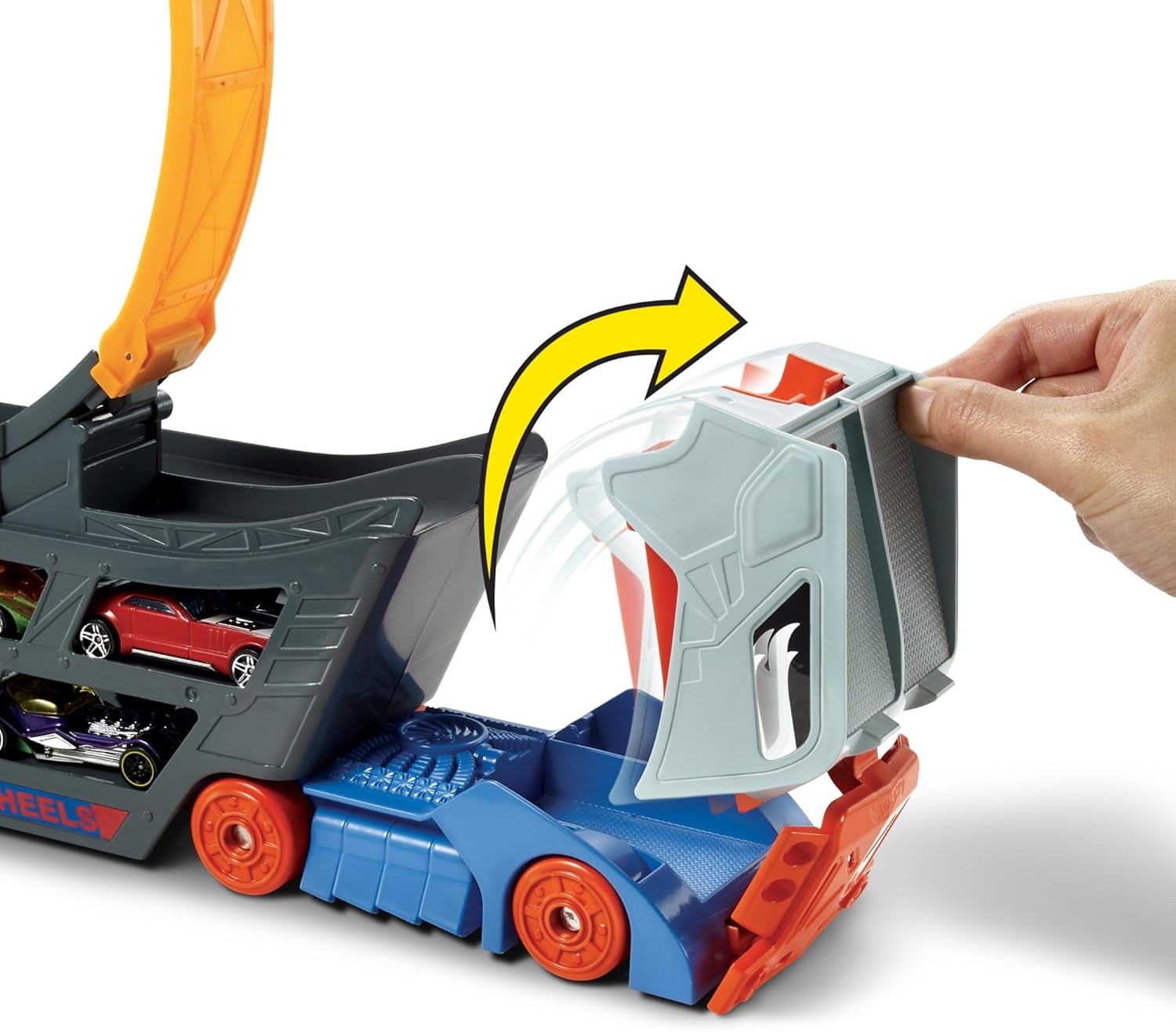 Detalle 2 de Hot Wheels Stunt N Go Transporter 18