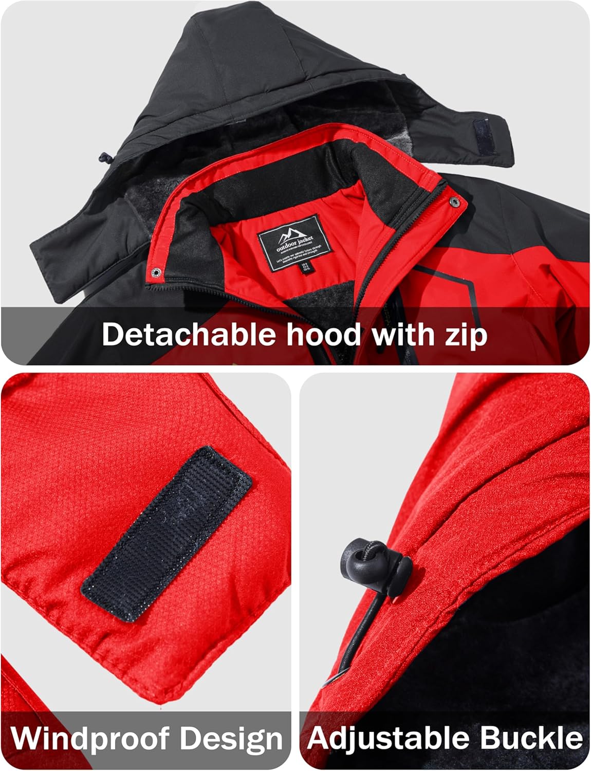Detalle 2 de MAGCOMSEN Men's Winter Ski Jacket 1