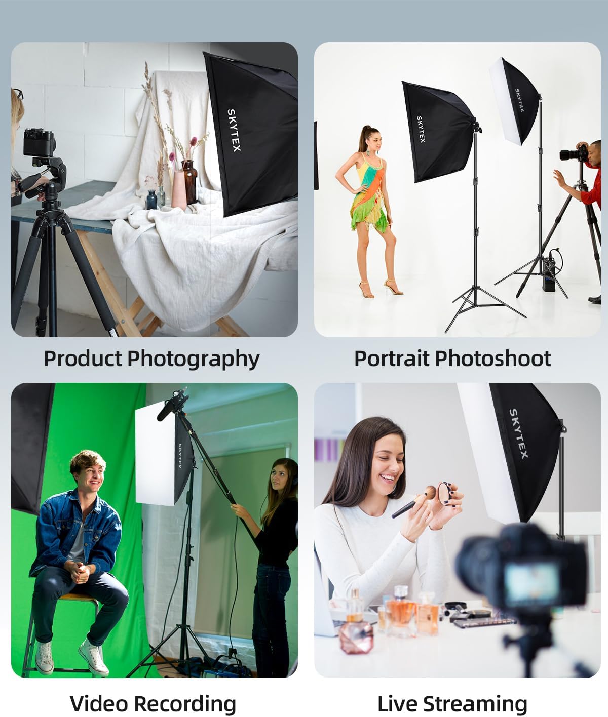 Thumbnail 4 de Skytex Softbox Lighting Kit 20x28in 2-Pack