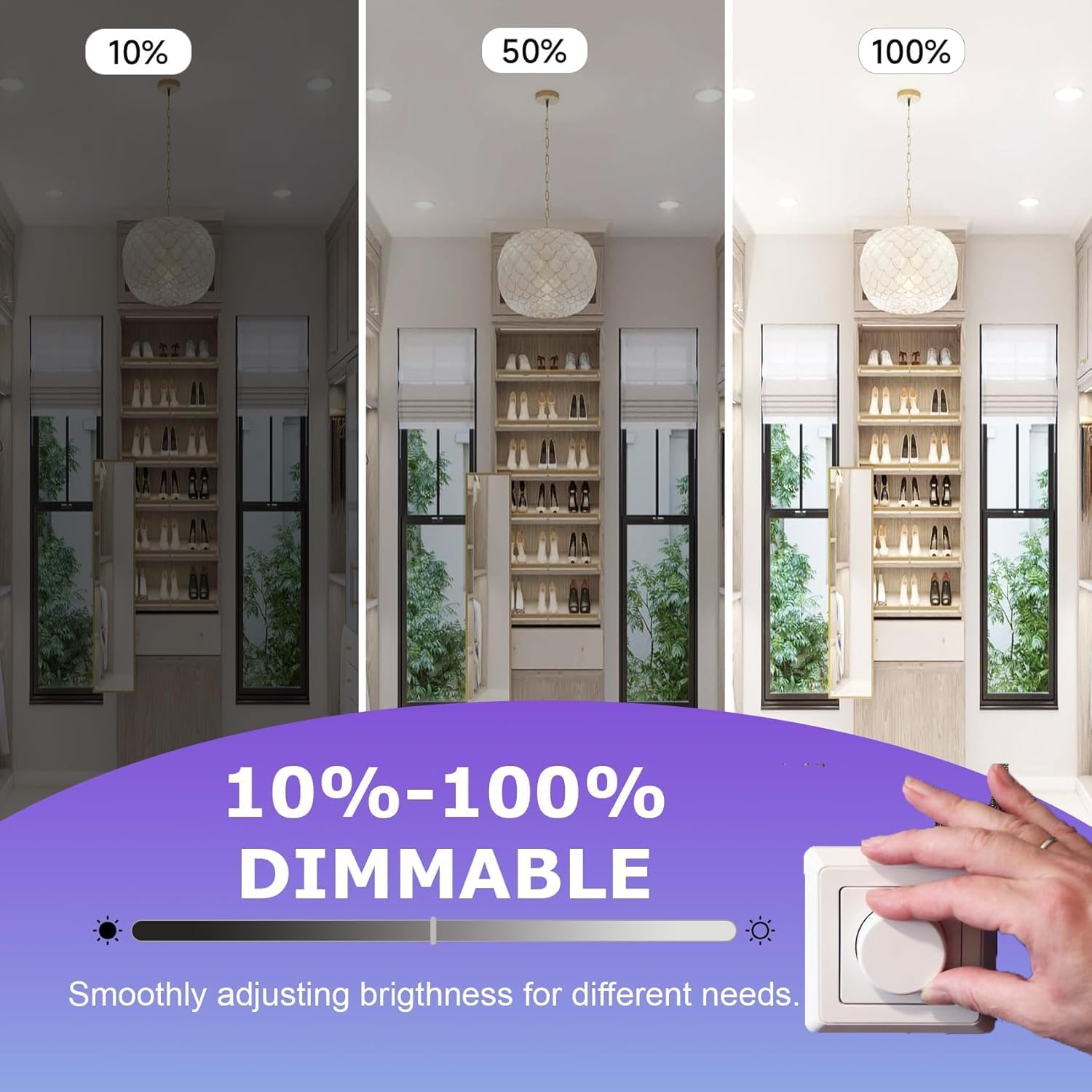 Detalle 2 de Mizlay 12PCS 5W LED Recessed Downlights