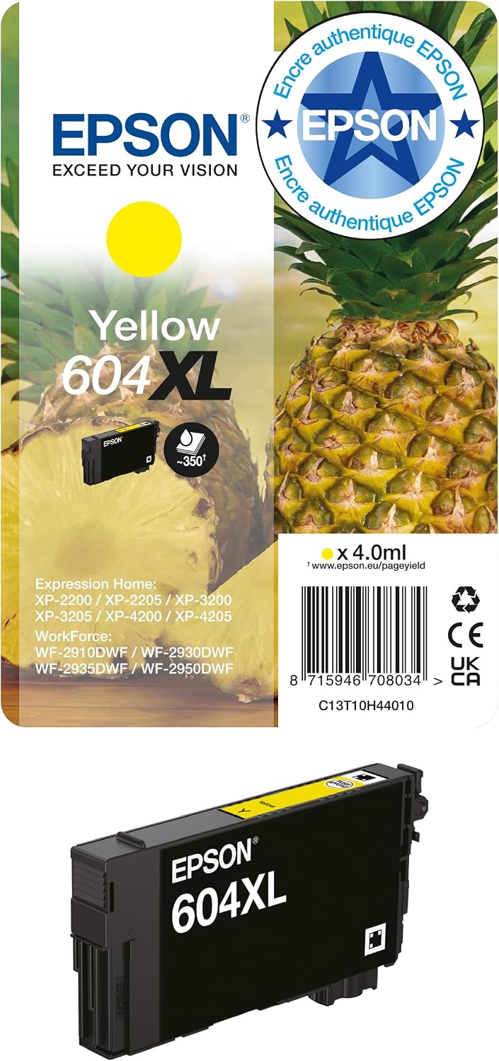 Detalle 2 de Epson 604 Pineapple 4 couleurs Cartouches