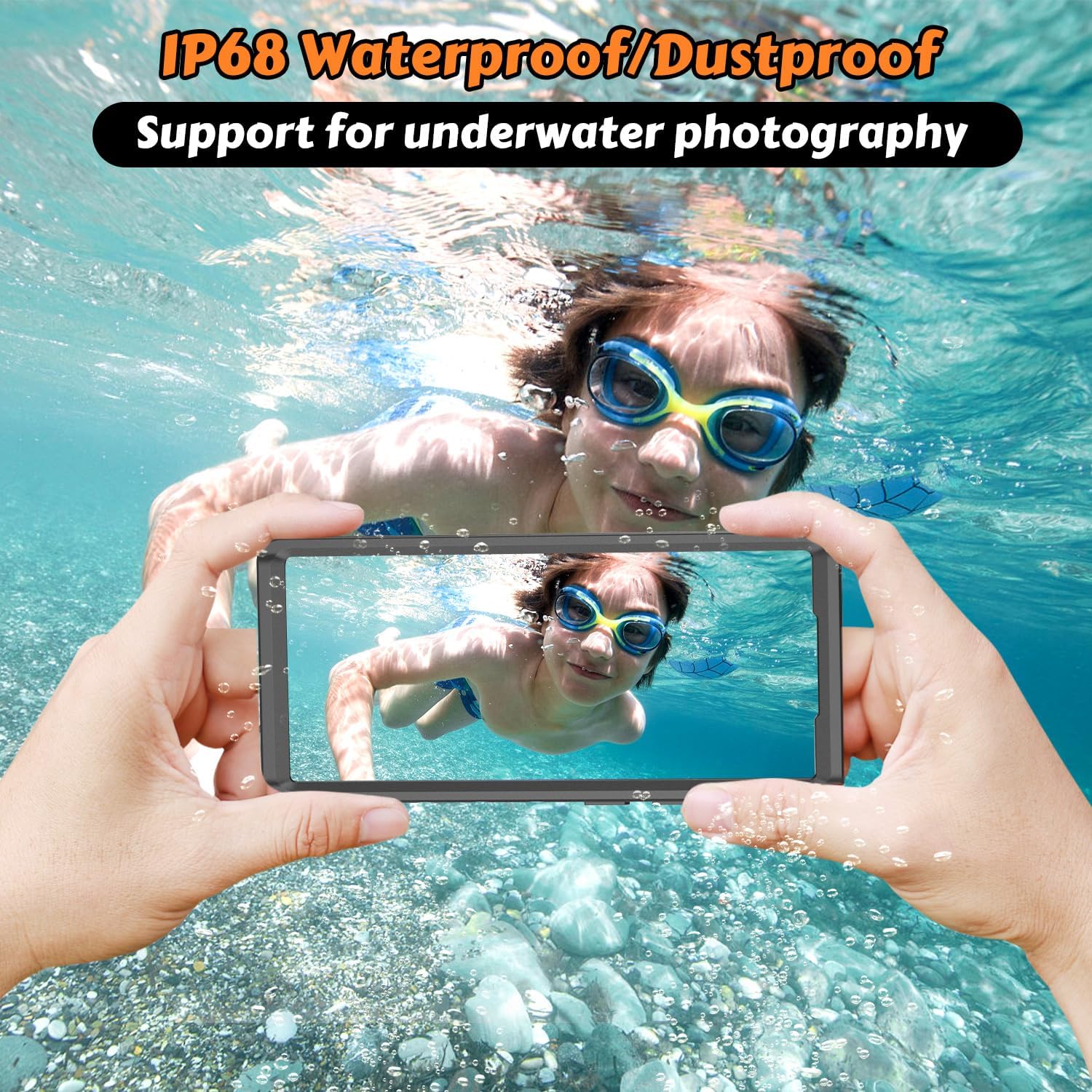 Detalle de Cozycase for Samsung Galaxy S23 Ultra: 360° Waterproof, Shockproof & Screen-Camera Protection