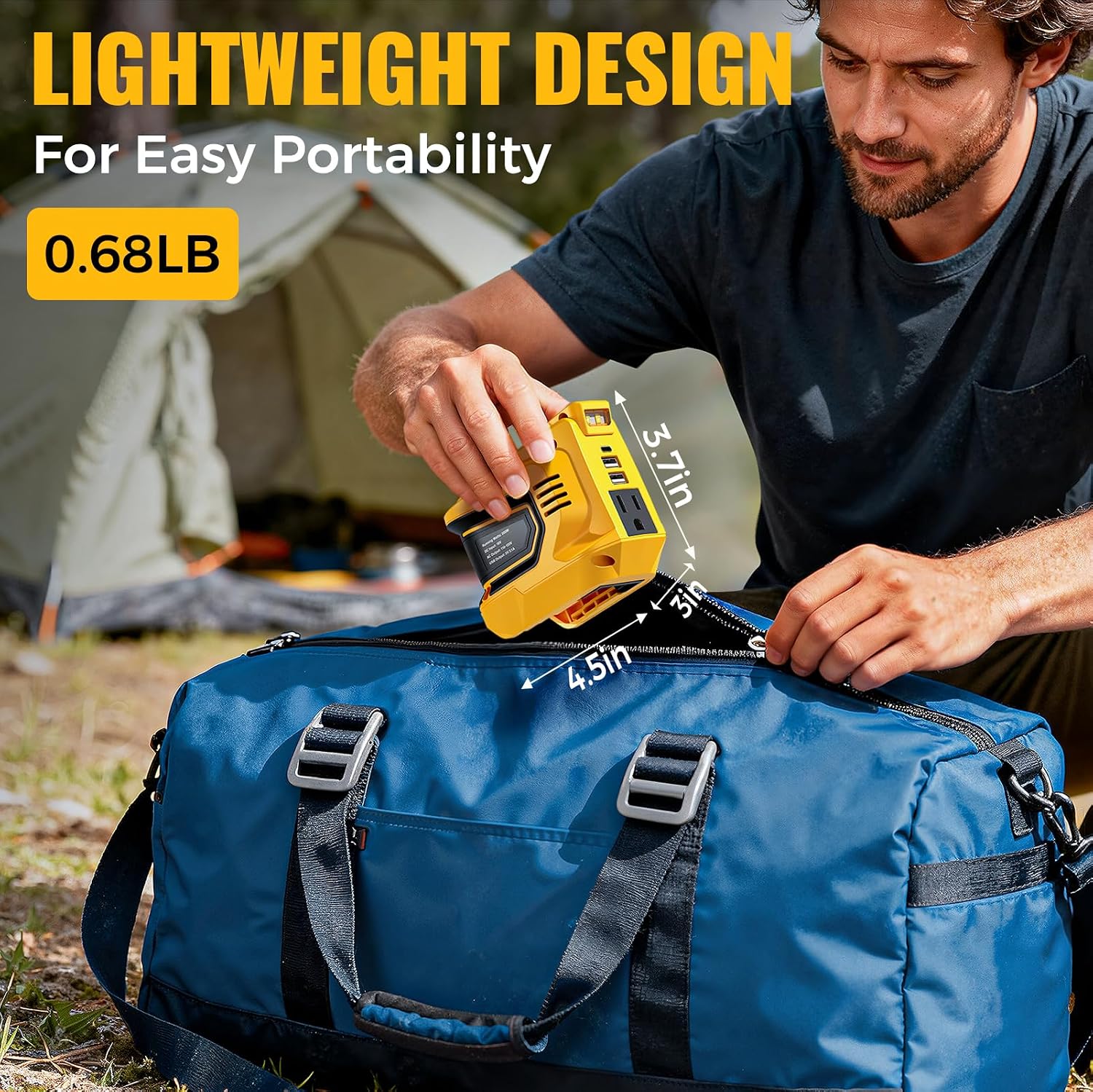 Thumbnail 6 de Dewalt 20V 200W Power Inverter with USB-C and AC 🔌
