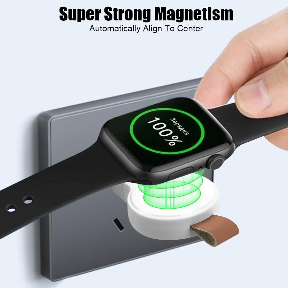Thumbnail 2 de Flintronic Wireless Charger for Apple Watch (USB-C) – Travel-Friendly Magnetic iWatch Charger