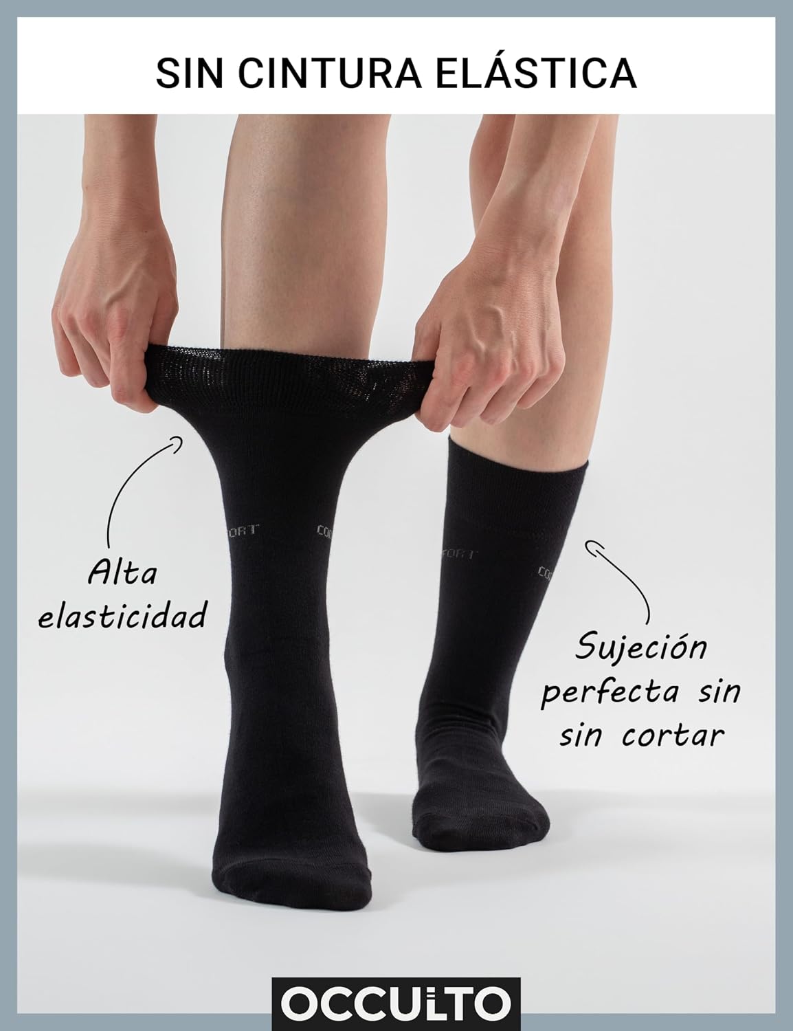 Detalle 2 de Occulto Gabi calcetines algodón 6 pares