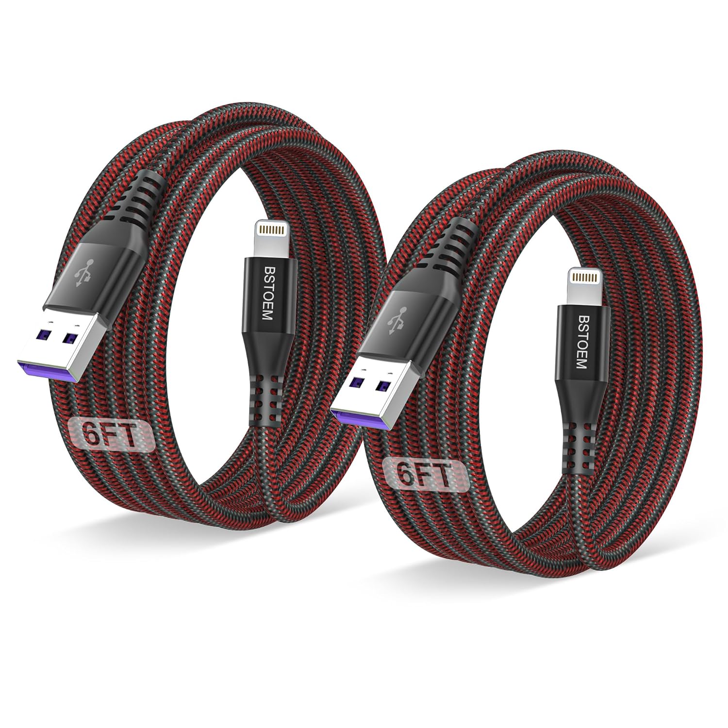 Thumbnail 6 de 2Pack iPhone Lightning Cable 10 Ft