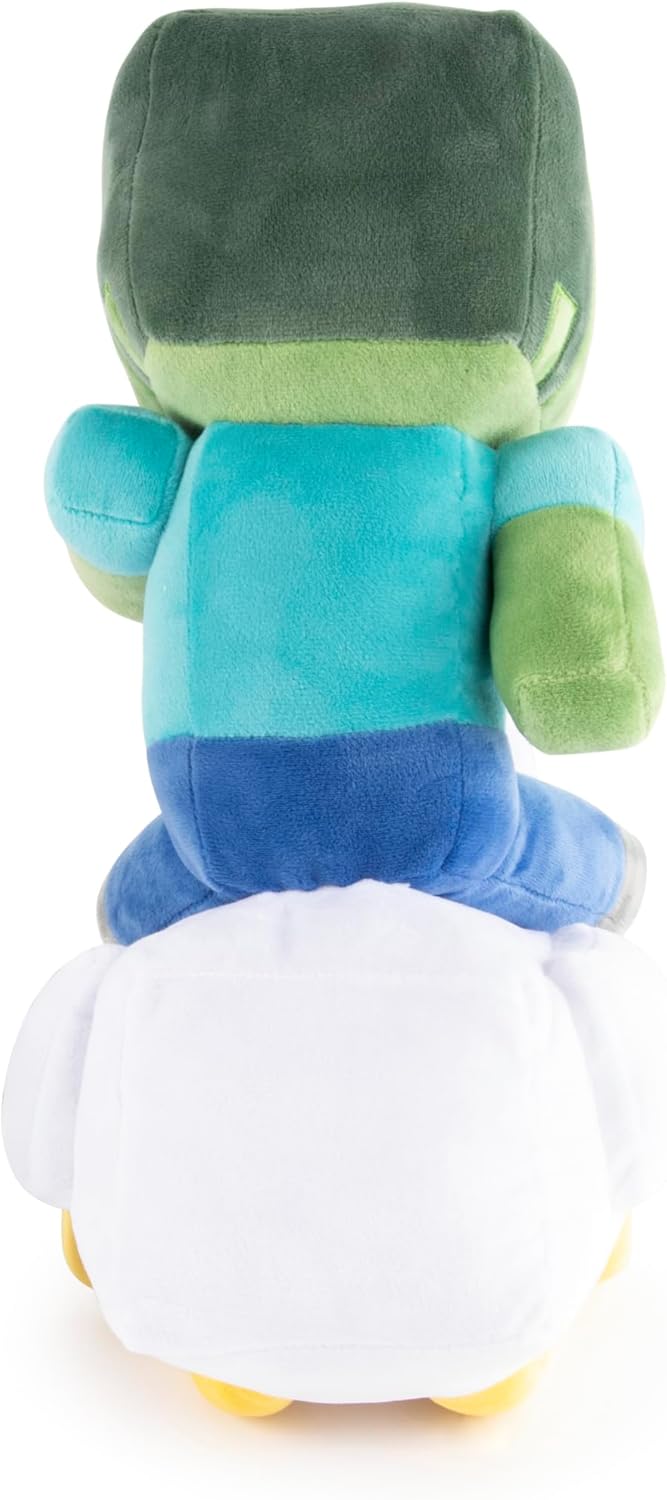 Thumbnail 3 de Jay Franco Minecraft Chicken Jockey Plush Pillow Buddy (44 x 38cm) – Official Licensed Cosy Cushion Buddy