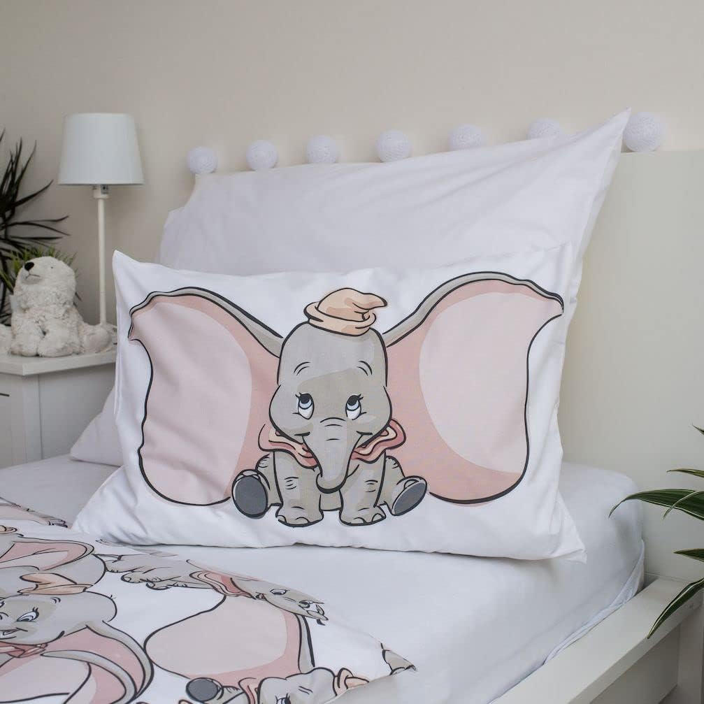 Thumbnail 2 de Dumbo Disney – Baby-Bettwäsche aus Baumwolle: Bettbezug 100 x 135 cm, Kissen 60 x 40 cm