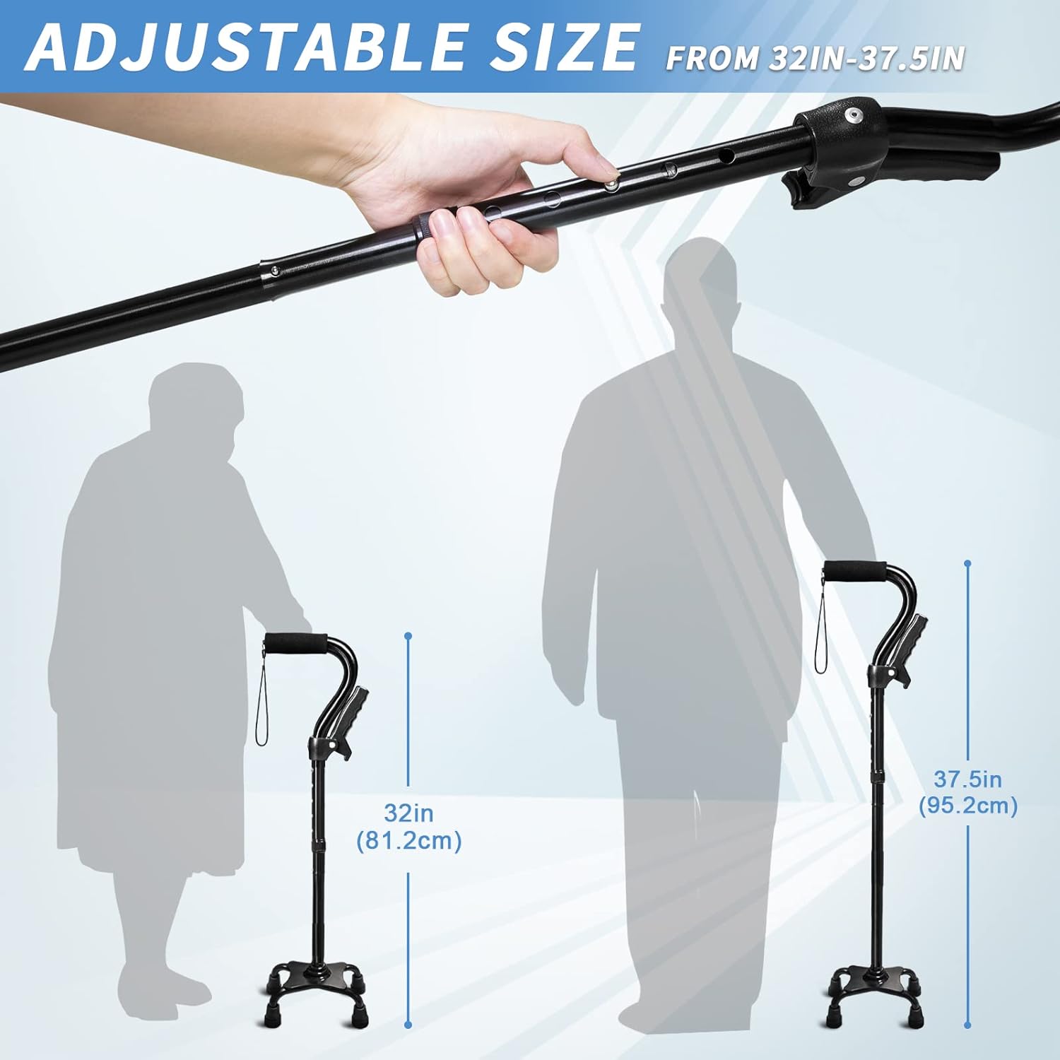 Thumbnail 1 de KingPavonini Walking Cane, Aluminum