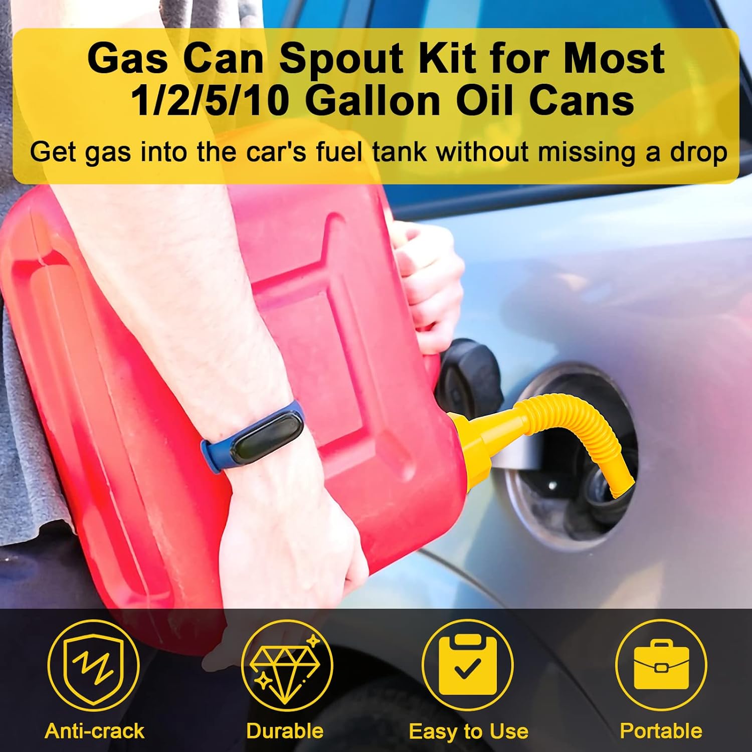 Thumbnail 5 de Godboy Gas Can Spout Replacement 5-pack 🛢