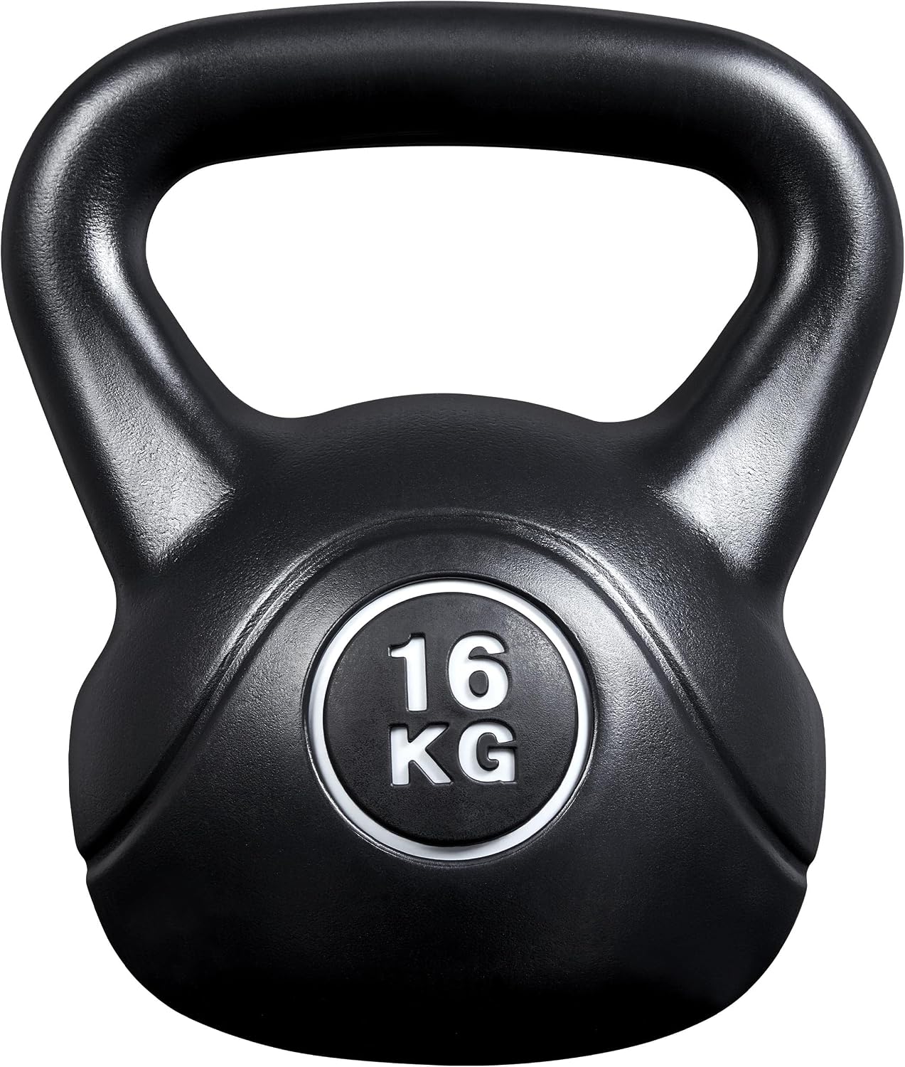 Detalle de Yaheetech HDPE Coated Concrete Kettlebell Set