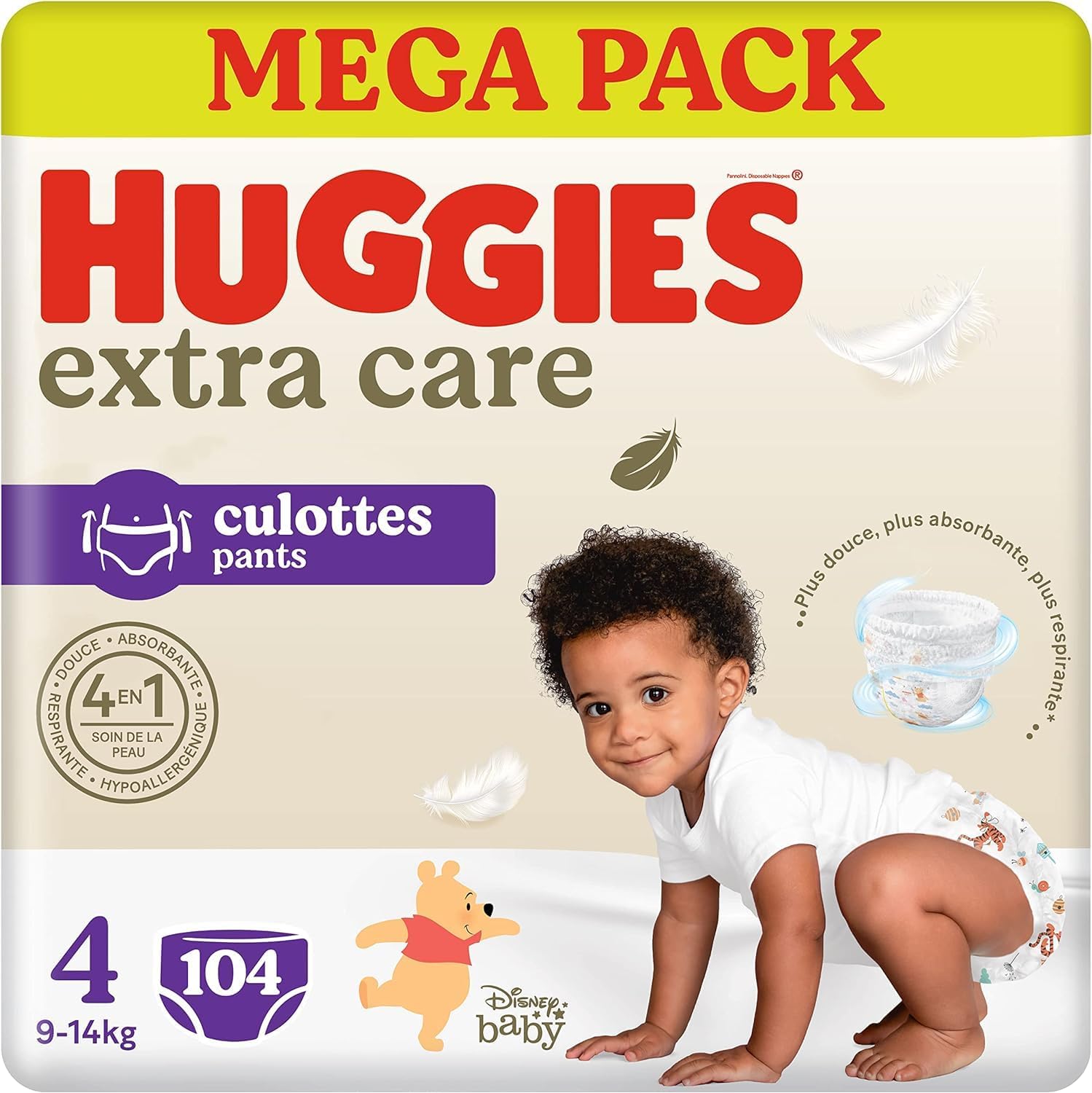 Thumbnail 6 de HUGGIES Extra Care Culottes Taille 6 (15-25 kg) – Pack de 88 couches-culottes