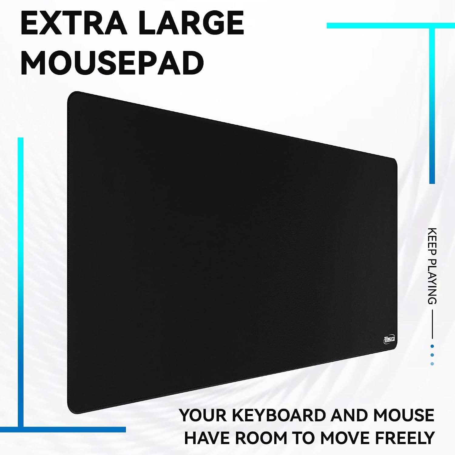 Thumbnail 2 de Tebgaca Gaming Mauspad 900x400mm XXL – Großformat, rutschfest und wasserdicht