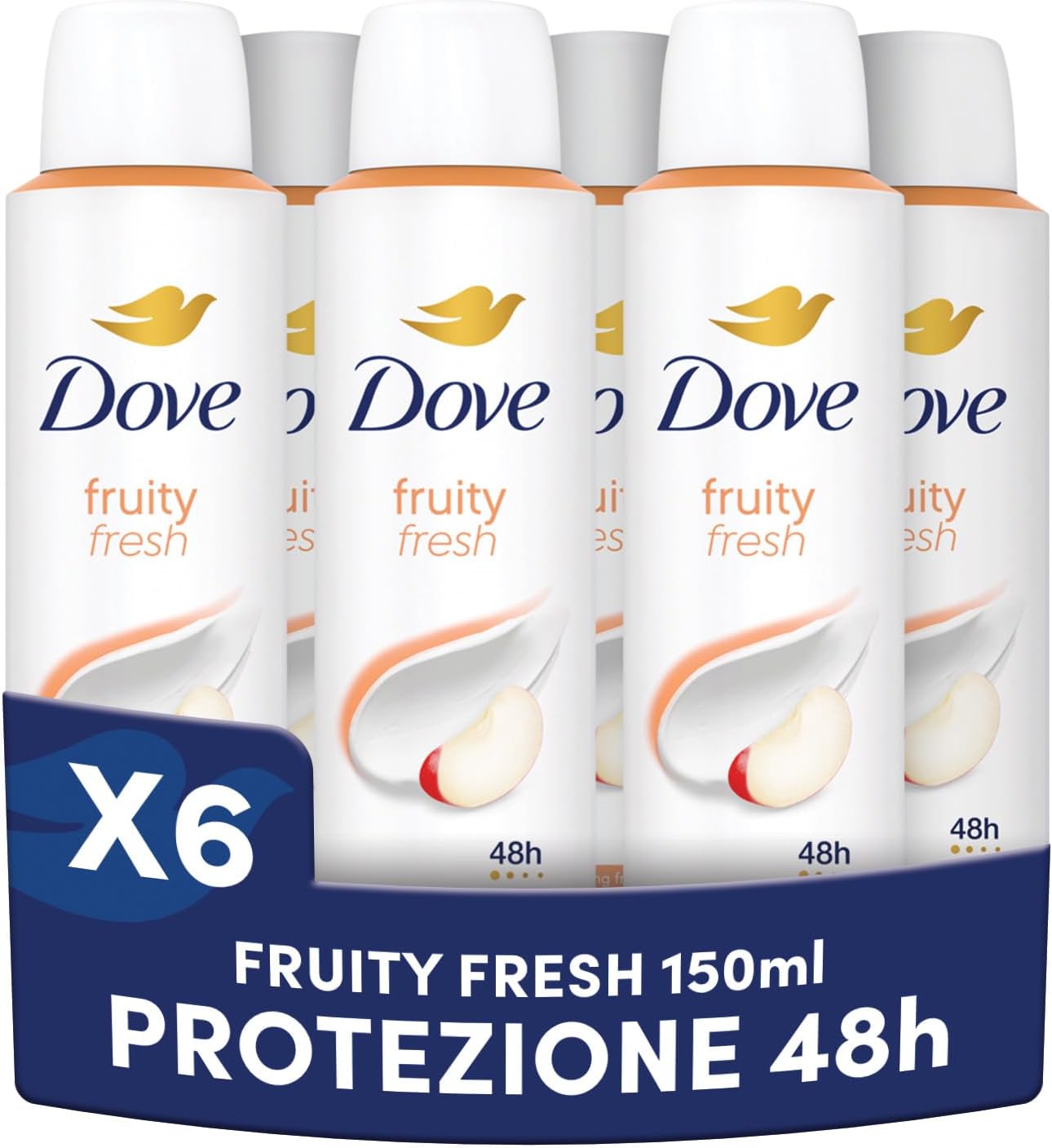 Thumbnail 6 de Dove Deodorante Spray Classic Care Floral (protezione fino a 48 ore), con 1/4 di crema idratante, 6 x 150 ml