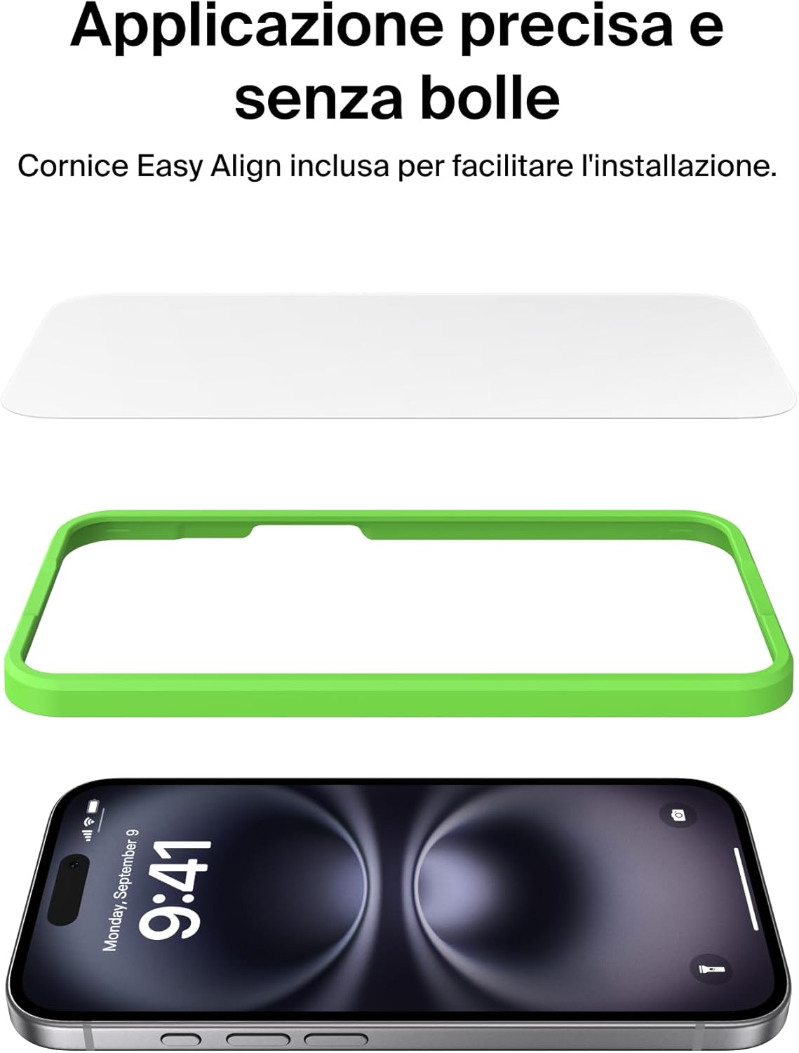 Thumbnail 6 de Belkin ScreenForce TemperedGlass per iPhone 17 Pro