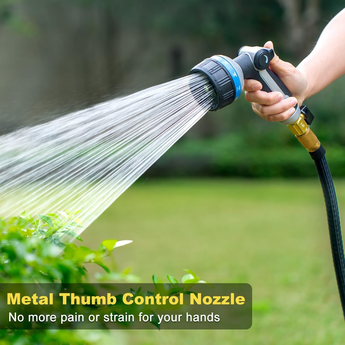 Thumbnail 1 de FANHAO Heavy Duty Garden Hose Spray Gun with 10 Patterns