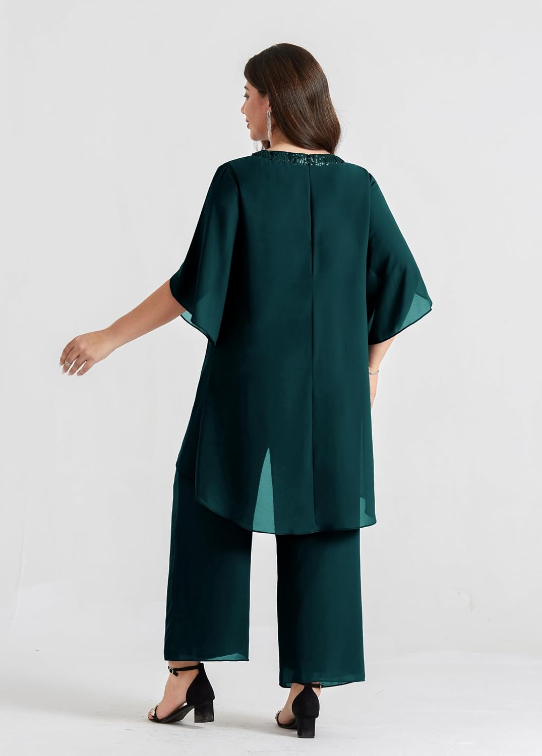 Detalle de Hanna Nikole Abendanzug Chiffon mit Pailletten