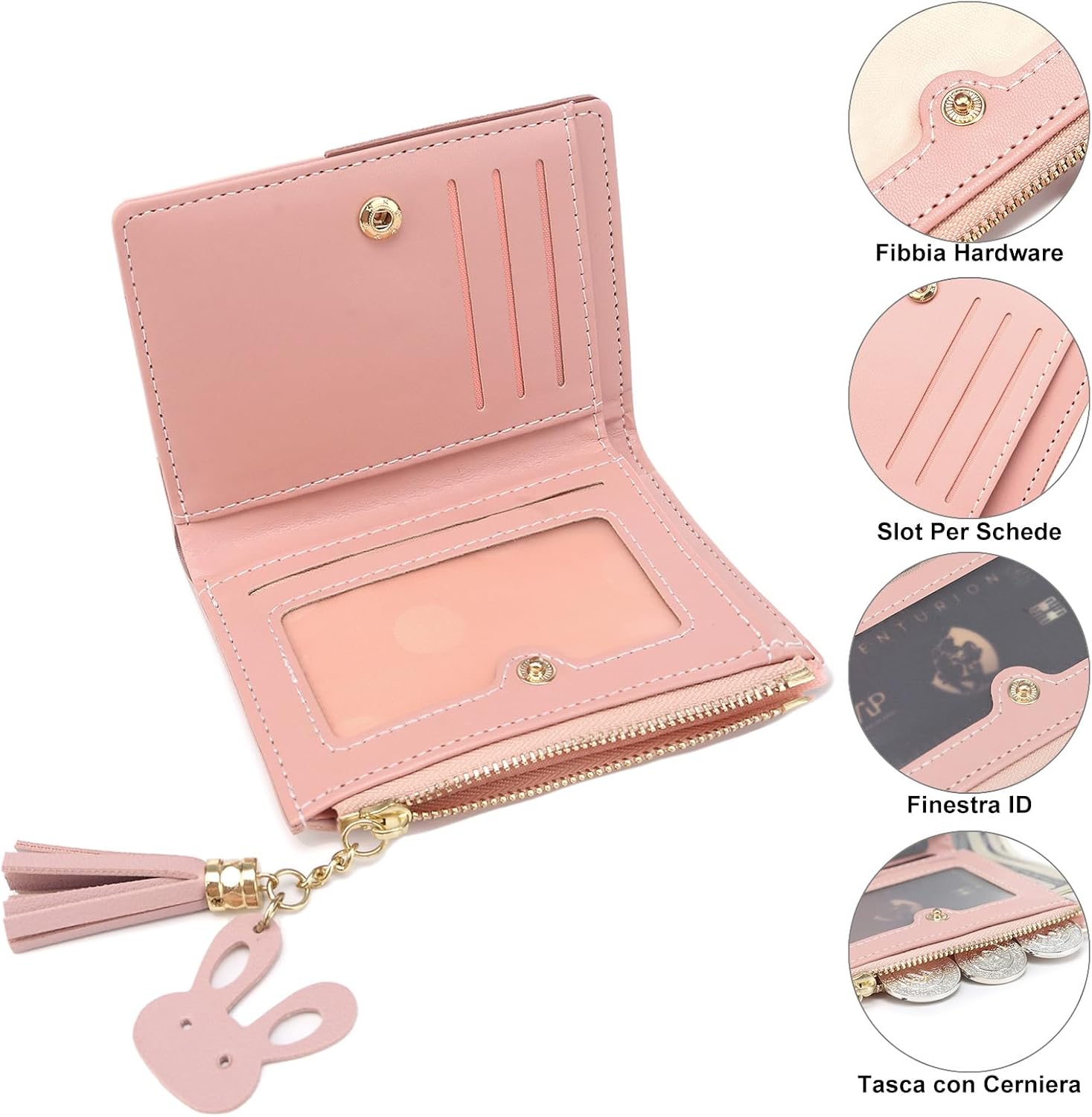 Thumbnail 3 de CHAOFANXI Portafoglio donna 12x9 cm 👛