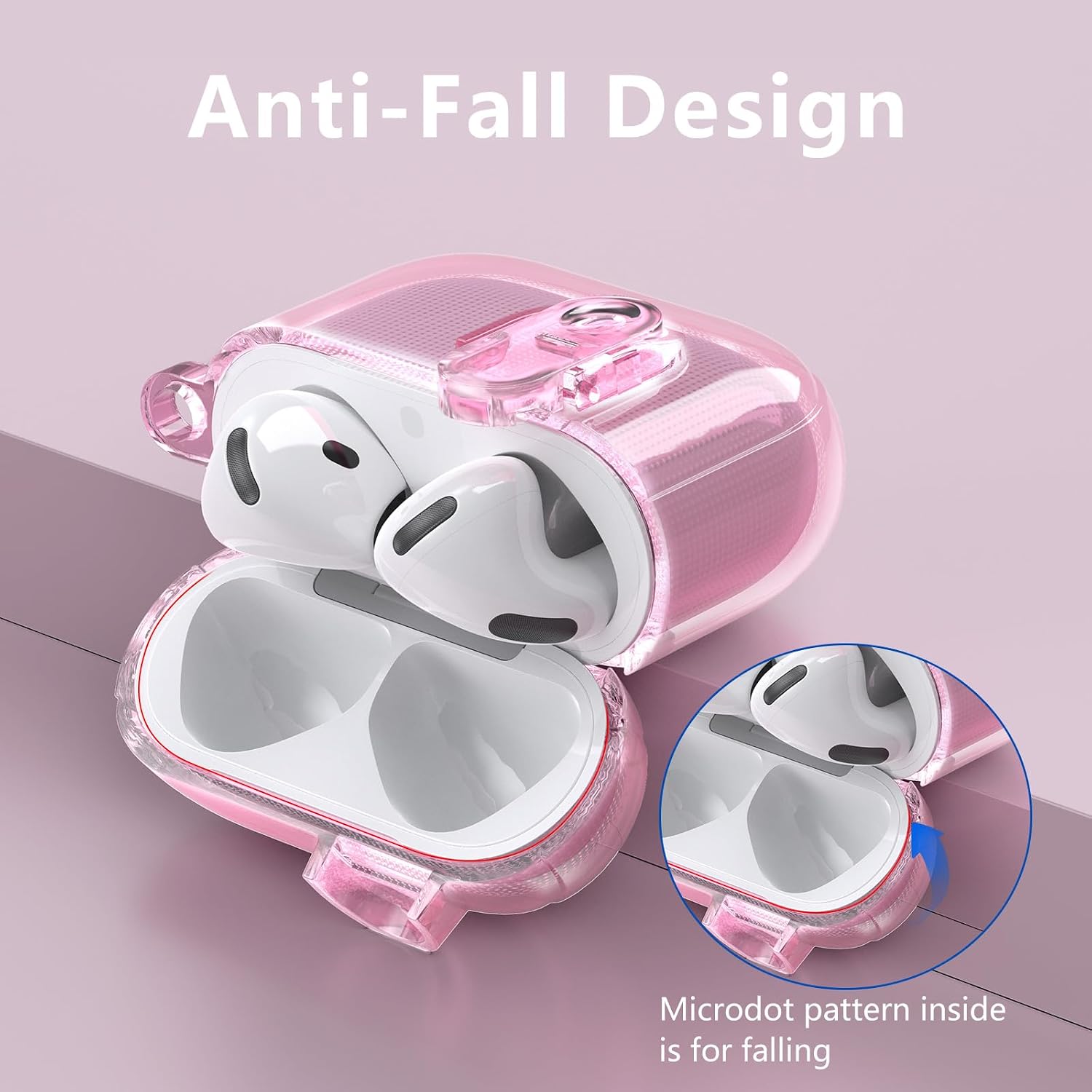 Thumbnail 4 de VISOOM Clear Case AirPods 4 with Lock