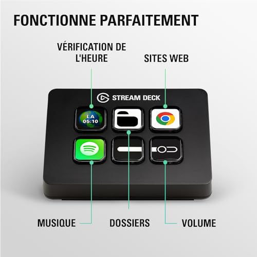 Detalle de Elgato Stream Deck Mini : 6 touches LCD pour automatiser vos raccourcis