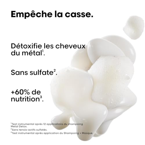 Thumbnail 1 de L’Oréal Professionnel Crème Lavante Metal Detox – Shampoing Anti-Casse & Anti-Métal, Recharge 500 ml
