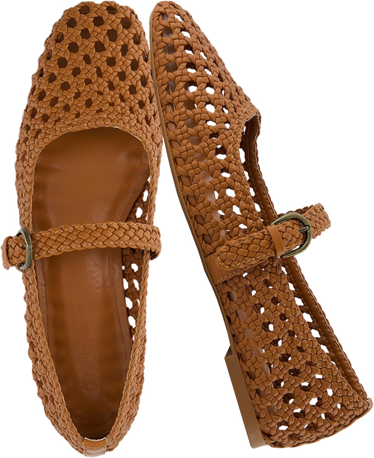 Detalle de CUSHIONAIRE Weston Memory Foam Mary Janes