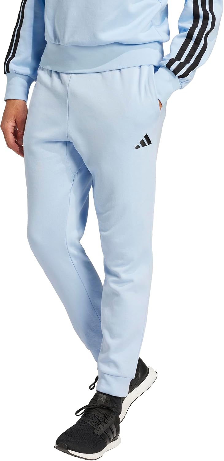 Thumbnail 6 de Adidas Homme Essentials Feelcozy French Terry Pants – Noir/Blanc, Taille L