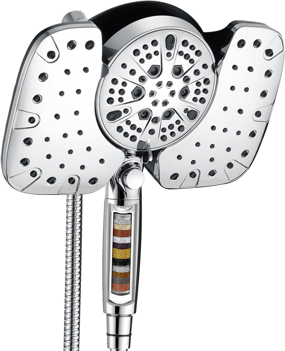 Detalle de INAVAMZ 2-in-1 10" Shower Head 2.5GPM