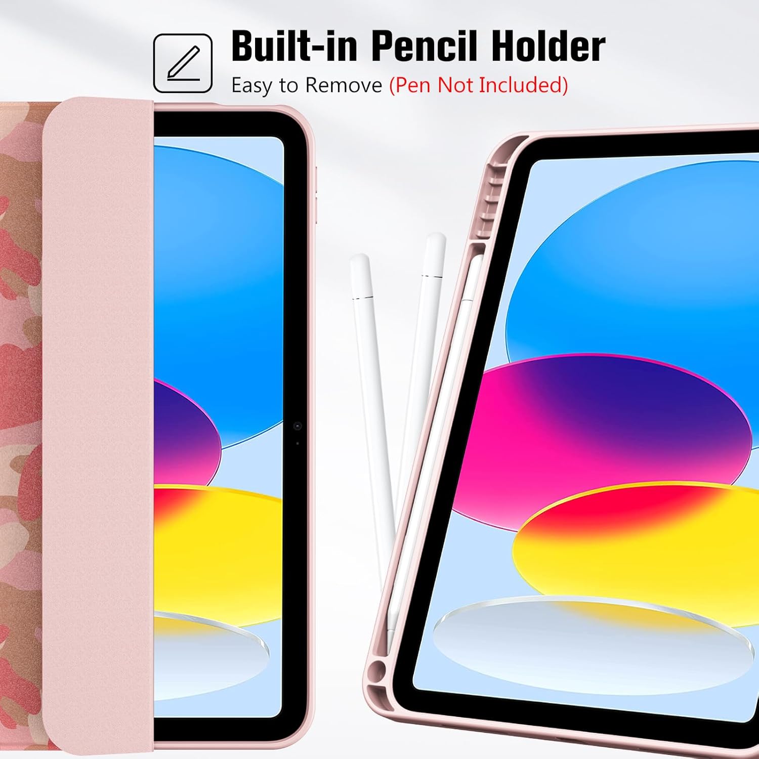 Detalle de ProCase for iPad (A16) 11th Gen 11-Inch / iPad 10th Gen 10.9-Inch Case with Pencil Holder