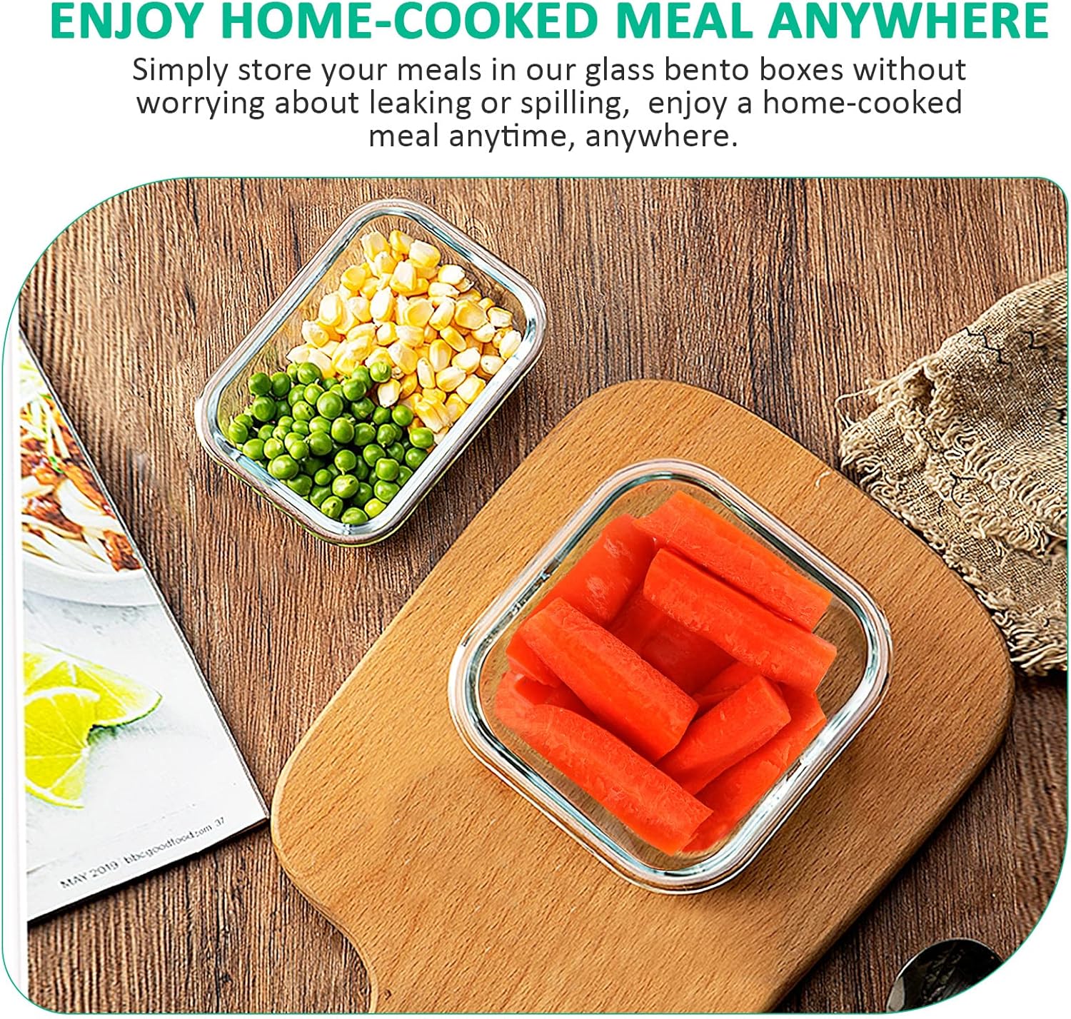 Thumbnail 4 de KOMUEE 24-Piece Glass Food Storage Set ๐ฝ