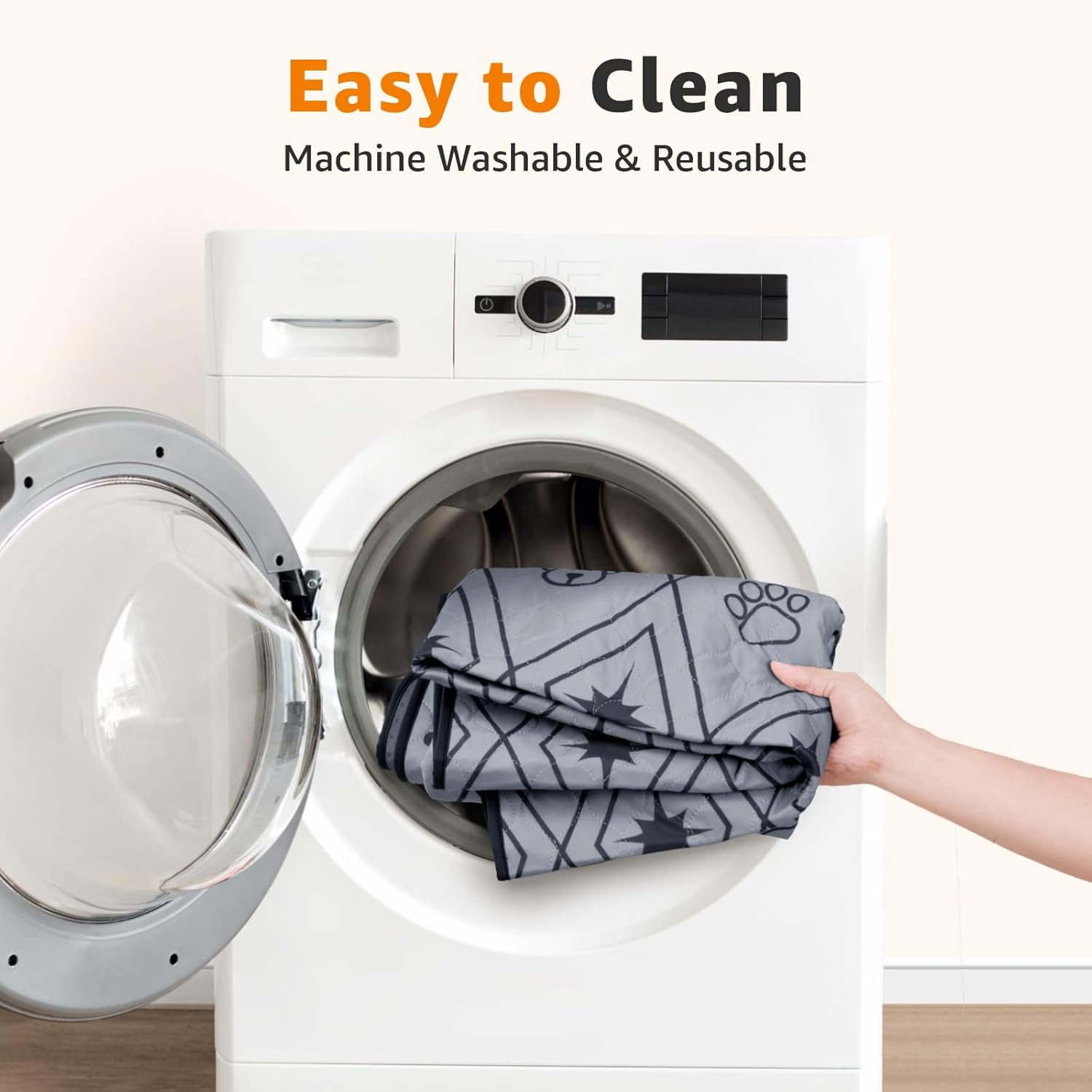 Thumbnail 6 de LOOBANI washable puppy pads 2 pack, 60x60cm
