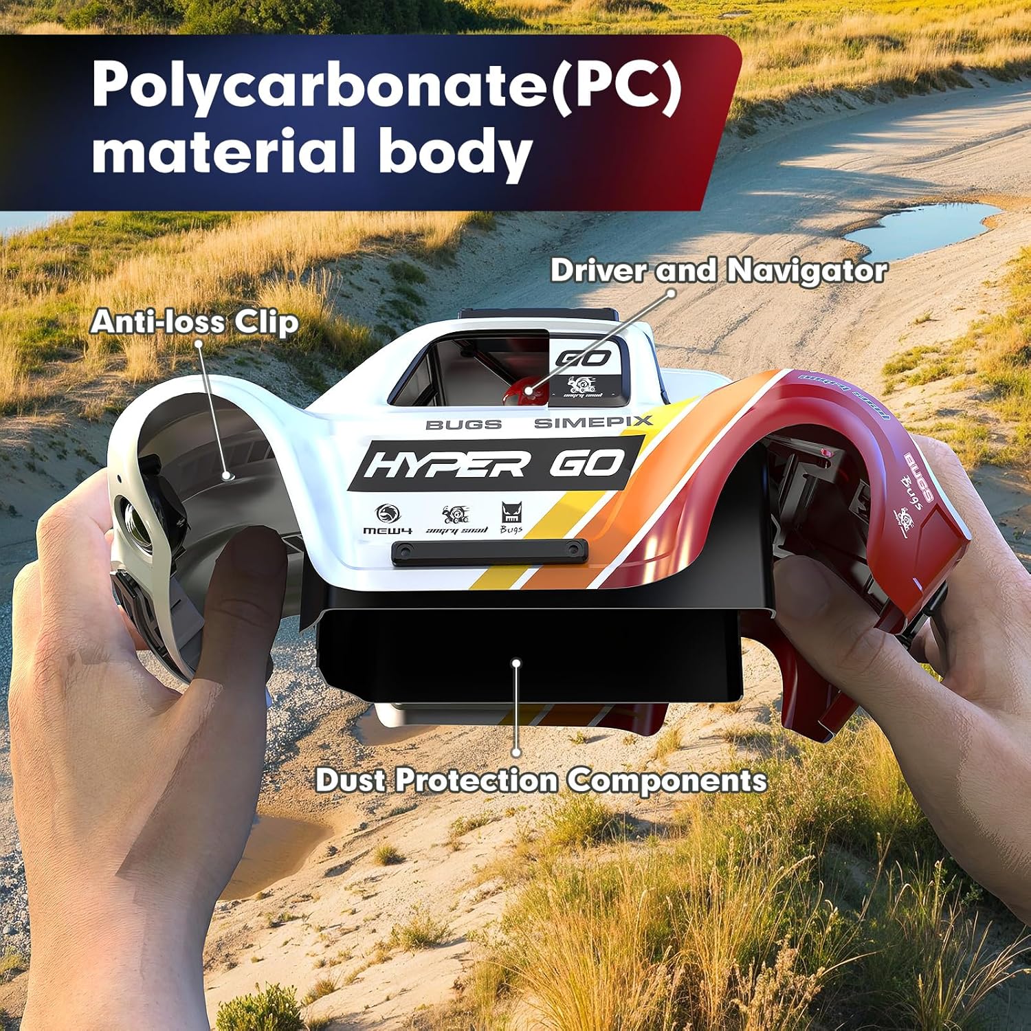 Detalle 2 de MJX Hyper GO 14211 1/14 Brushless 4x4 RC Truck