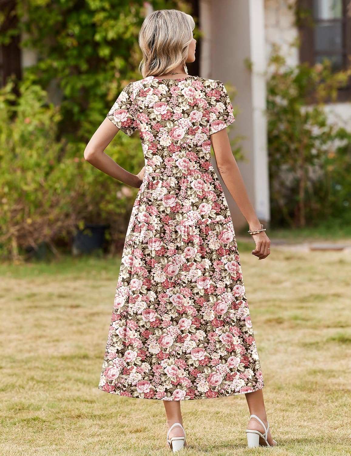 Thumbnail 3 de Zeagoo Summer Dresses for Women 2026 Maxi Bohemian Floral