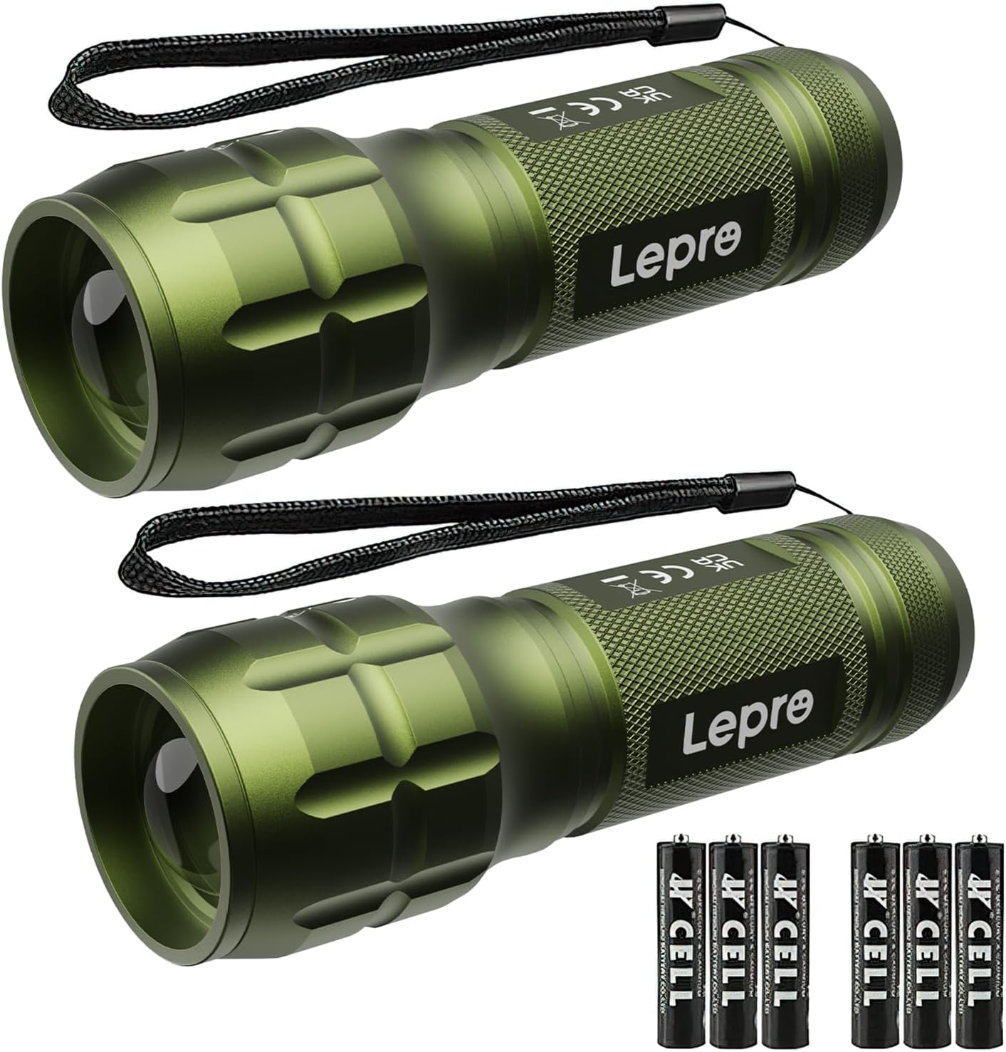 Detalle de Lepro LE1000 linterna LED 140 lúmenes