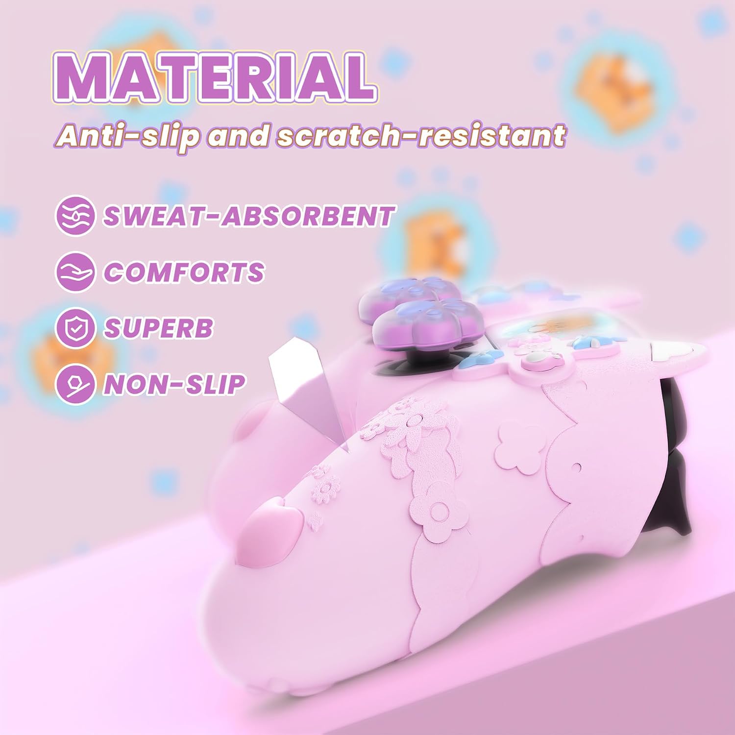 Detalle de PlayVital Cute Spring Lesser Panda PS5 Cover