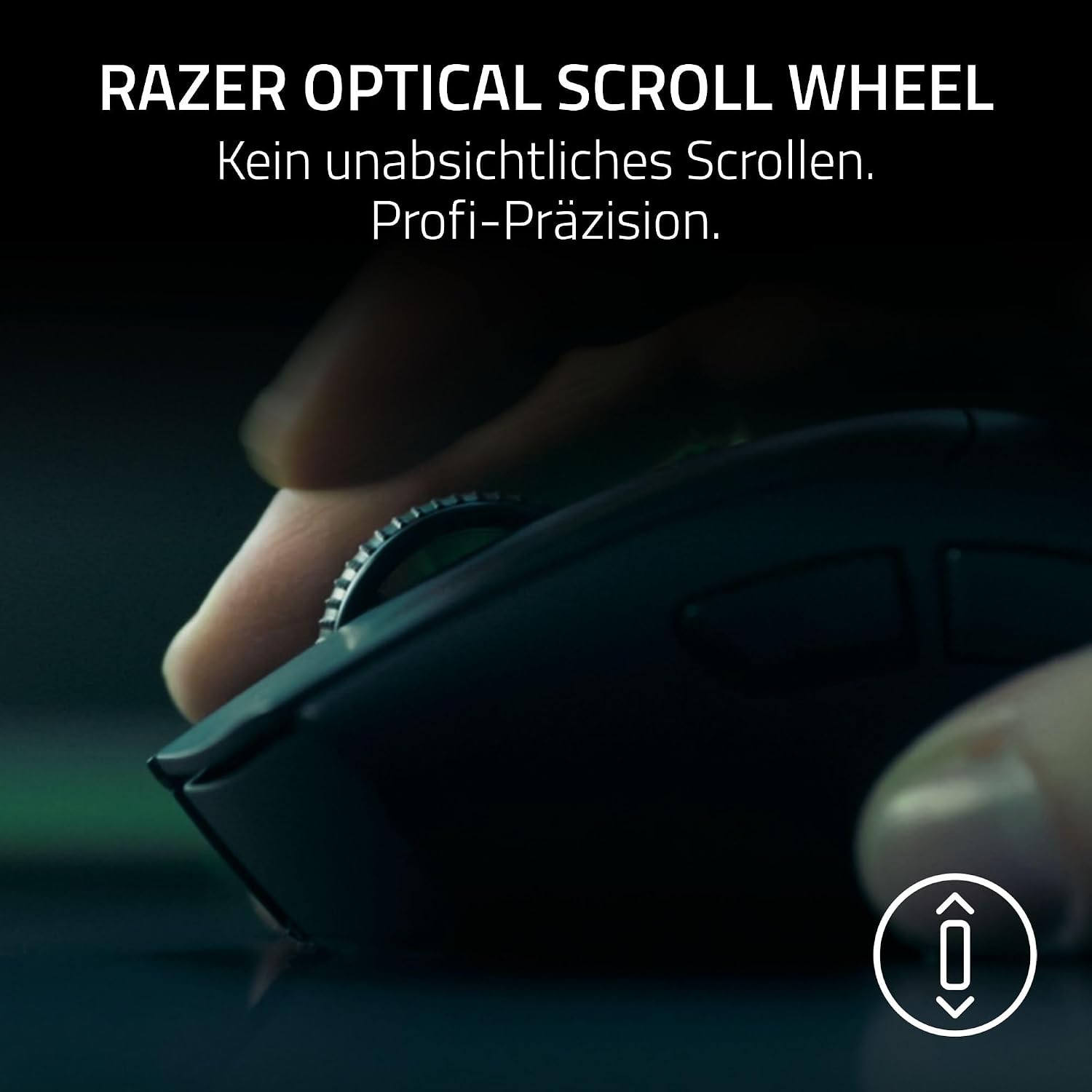 Detalle de Razer DeathAdder V4 Pro: Ultraleichte kabellose Ergonomie für anspruchsvolle Spieler