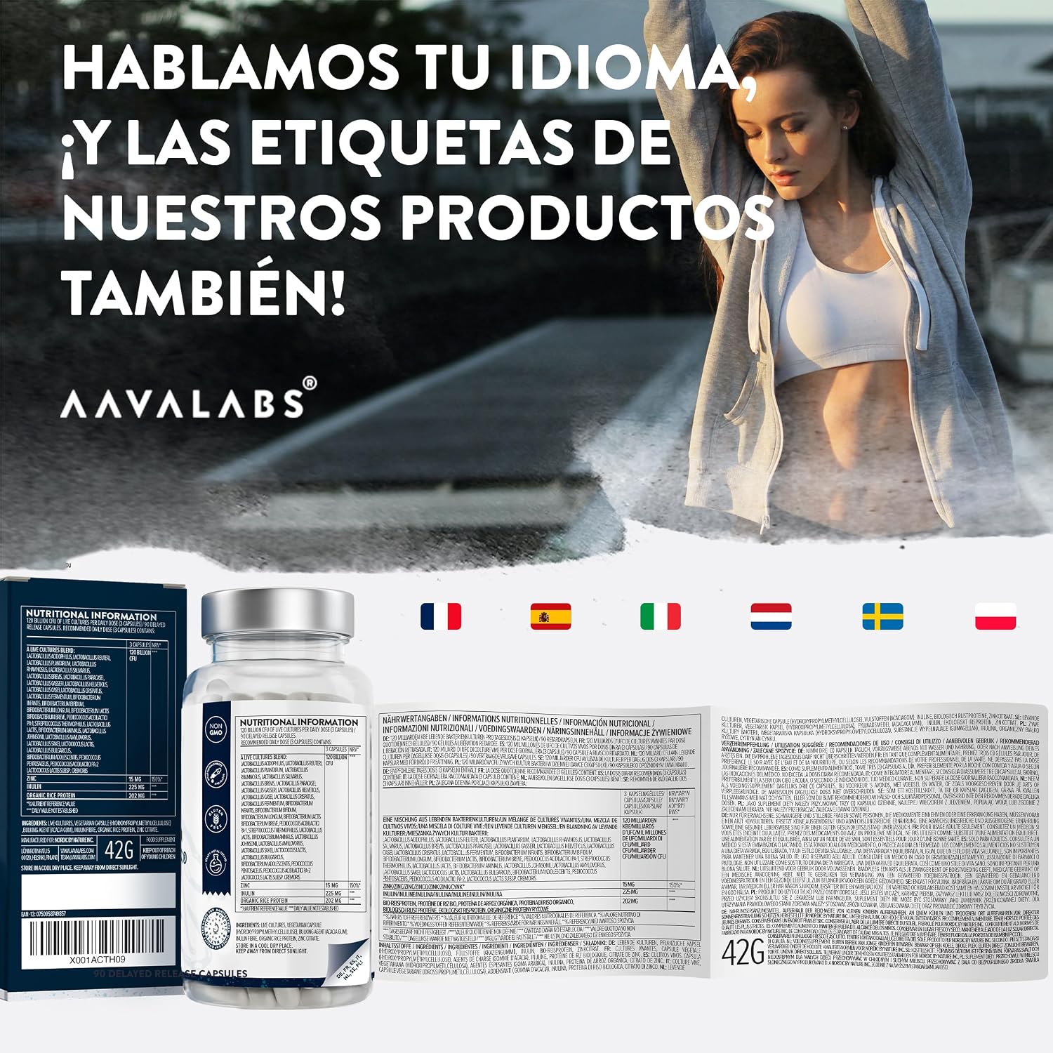 Thumbnail 5 de Probioticos Intestinales Premium con Zinc y 30 Cepas